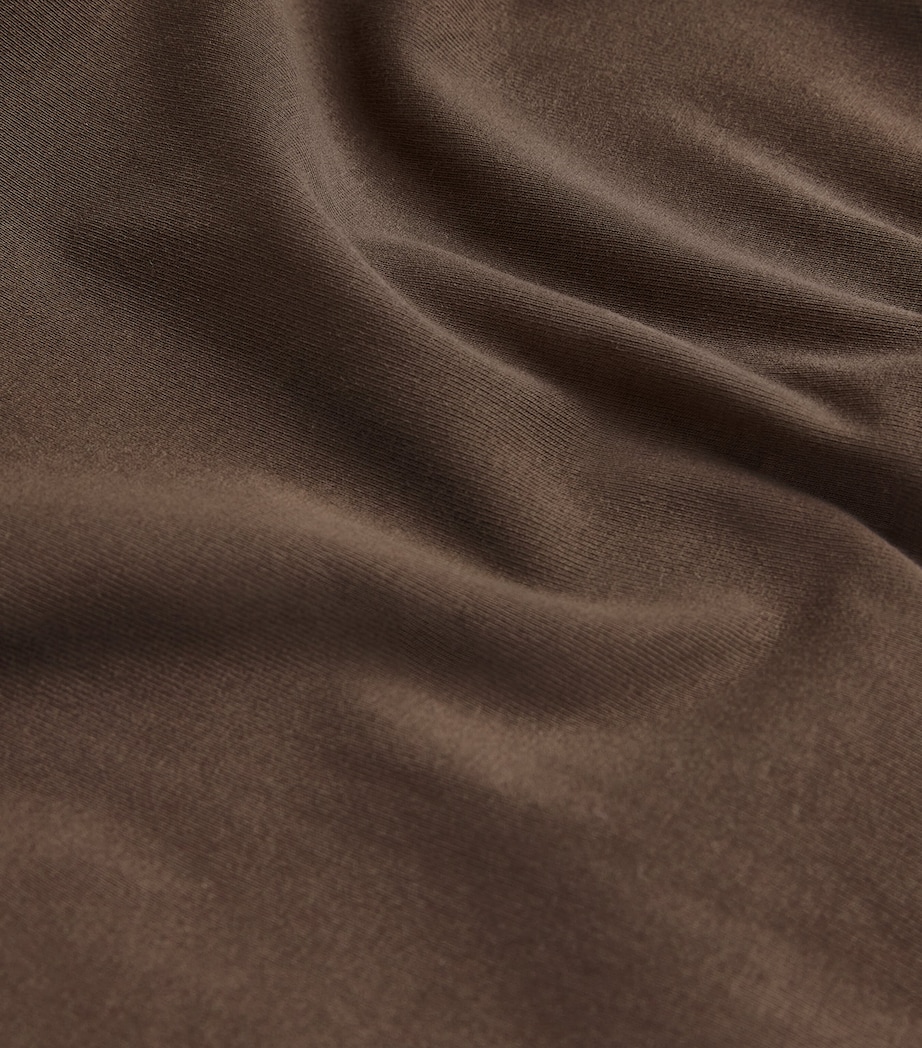 AEXAE Womens Cotton Maxi Dress Brown Image 5