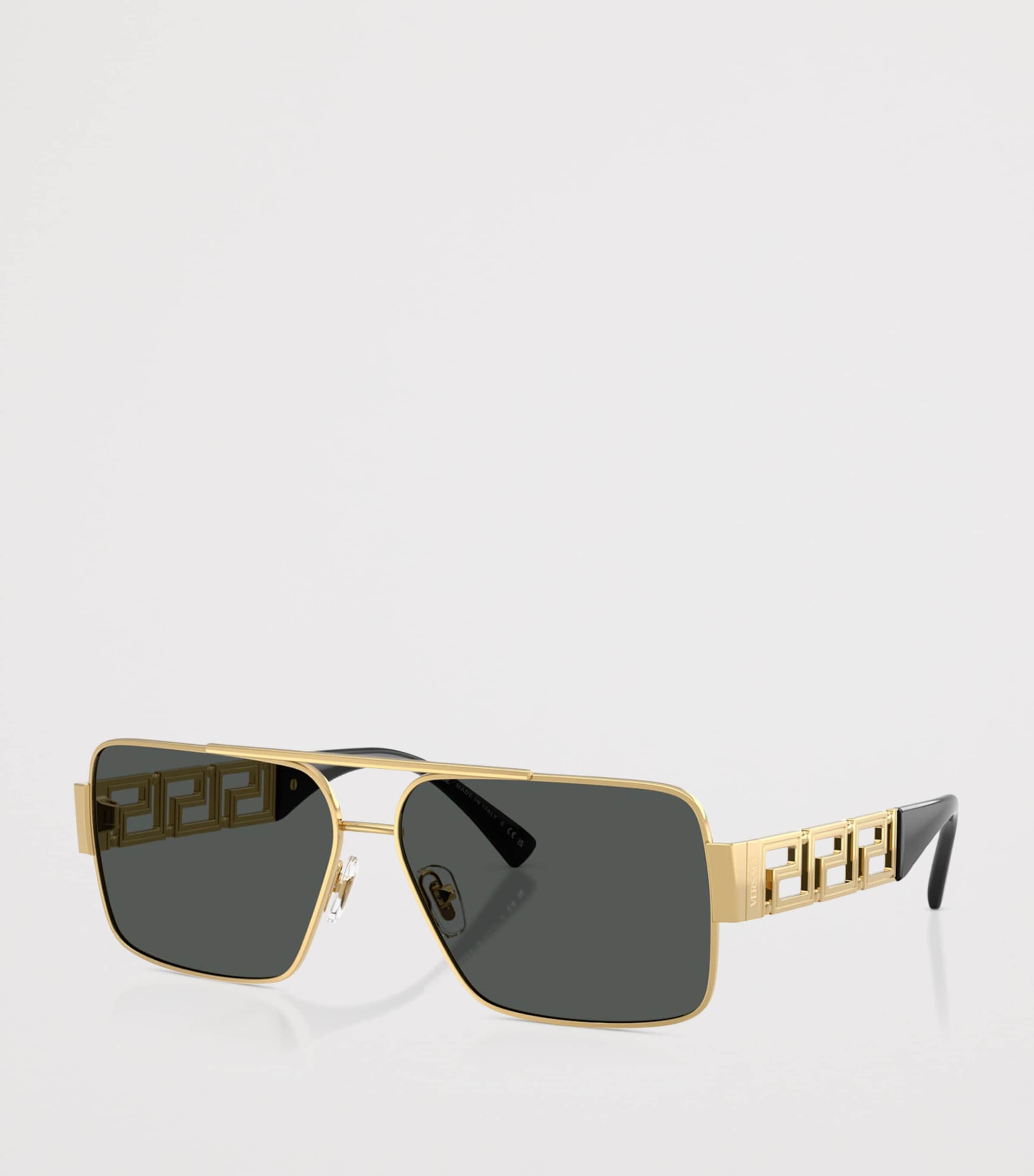Wire-Frame Rectangular Sunglasses 100287 Image 2