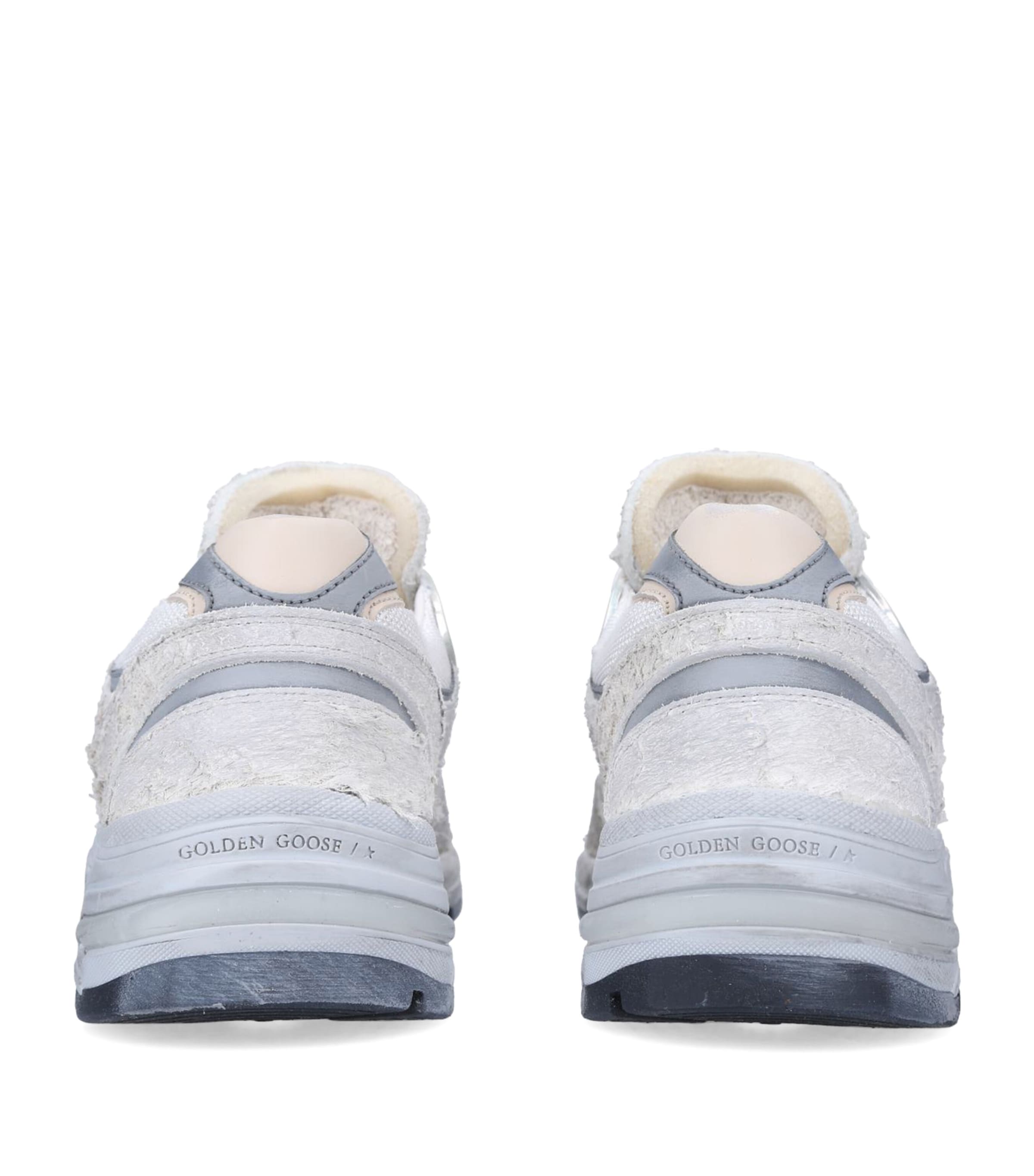 Golden Goose Leather Running Sole Sneakers White/oth Image 2