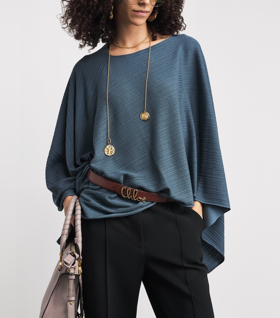 Calfskin Iconic Belt CRAFTY BROWN Image 2