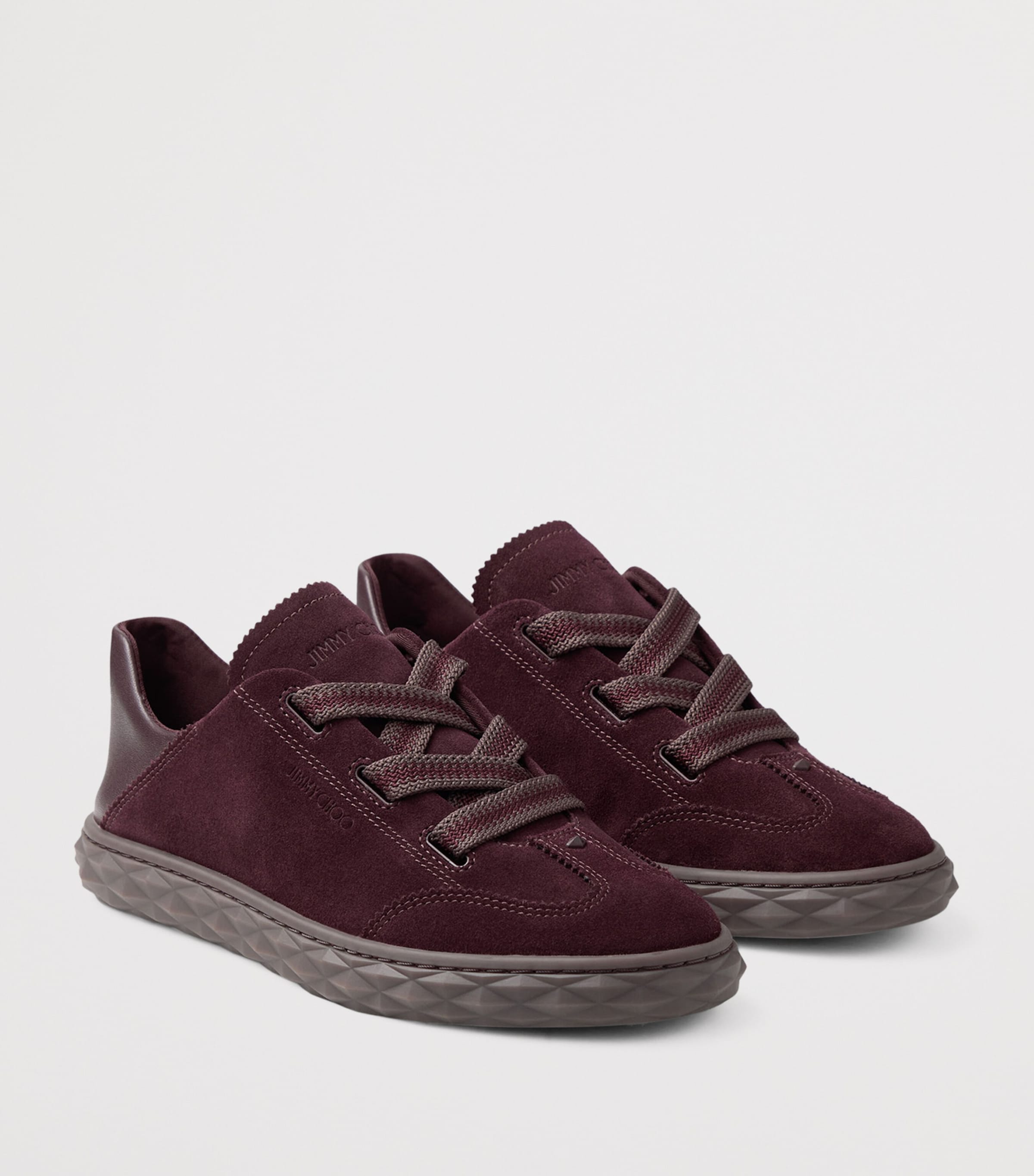 Diamond Light Flex Suede Sneakers V DEEP MERLOT Image 2