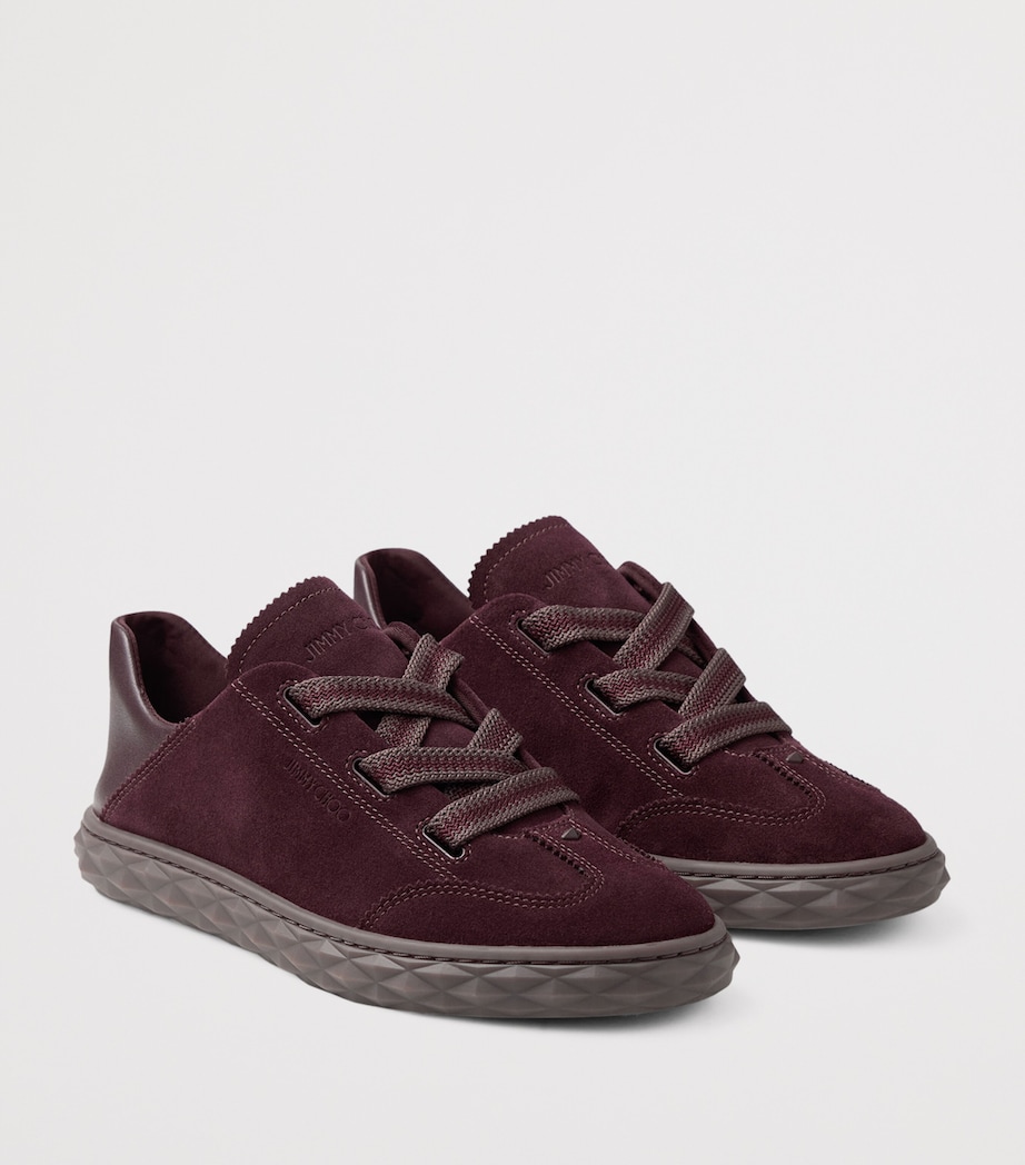 Diamond Light Flex Suede Sneakers V DEEP MERLOT Image 2