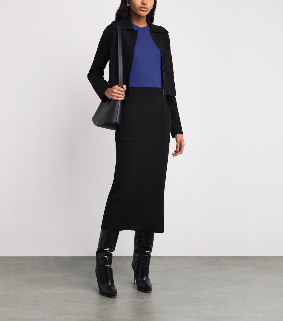 Cashmere Short-Sleeve Top COBALT Image 2