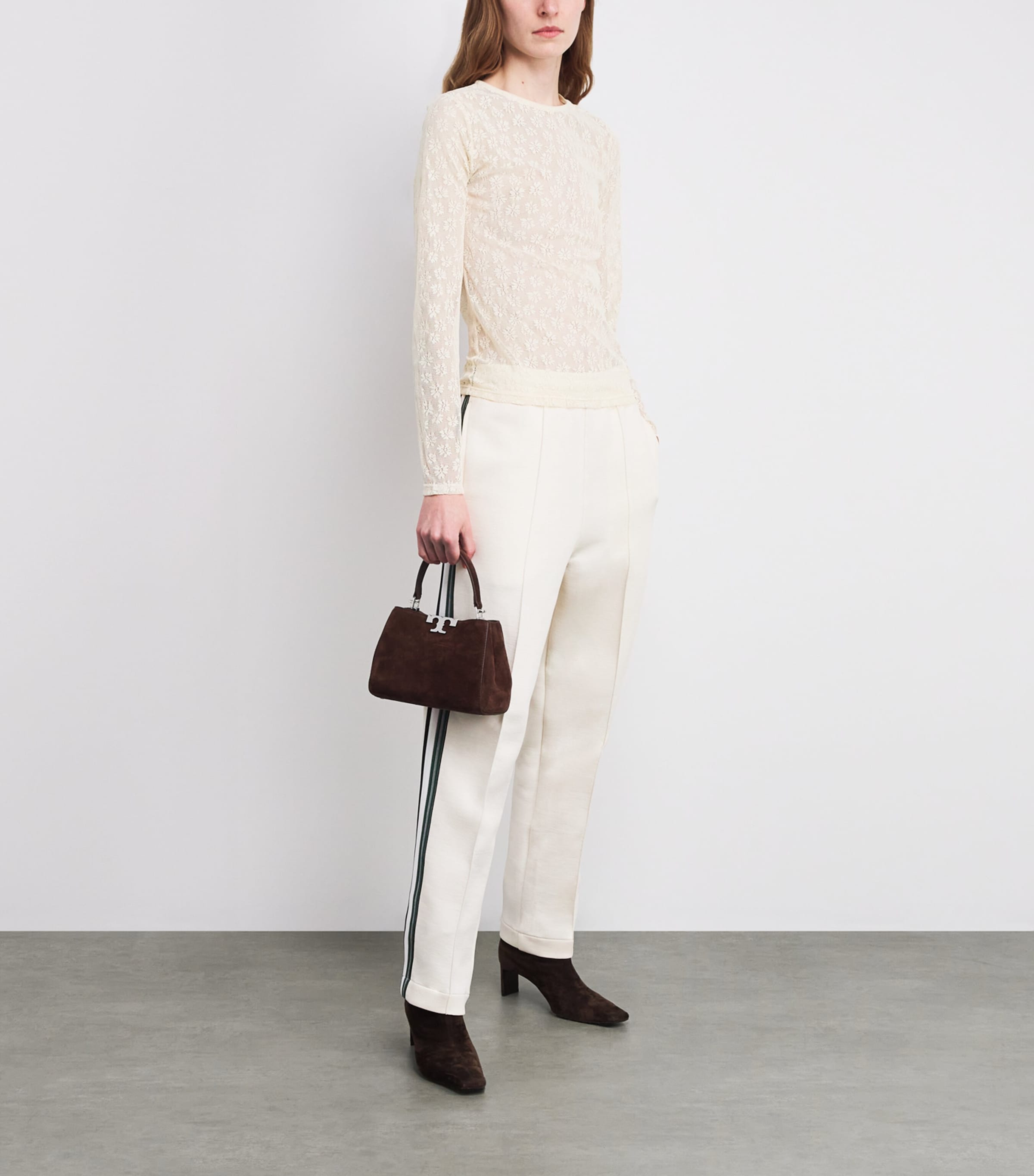 Floral Lace Top ECRU Image 2