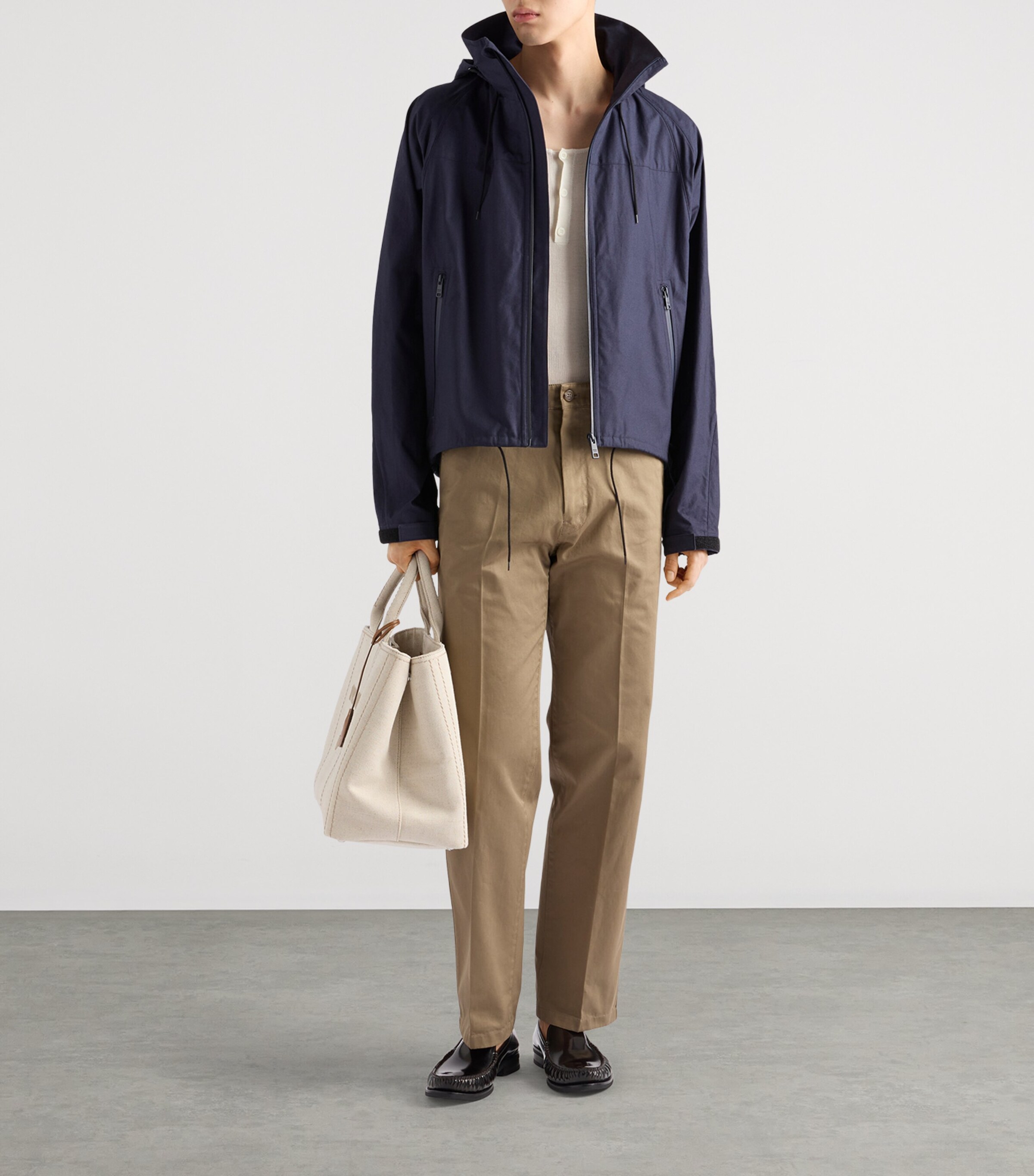 Prada Mens Cotton Straight Chinos Image 2