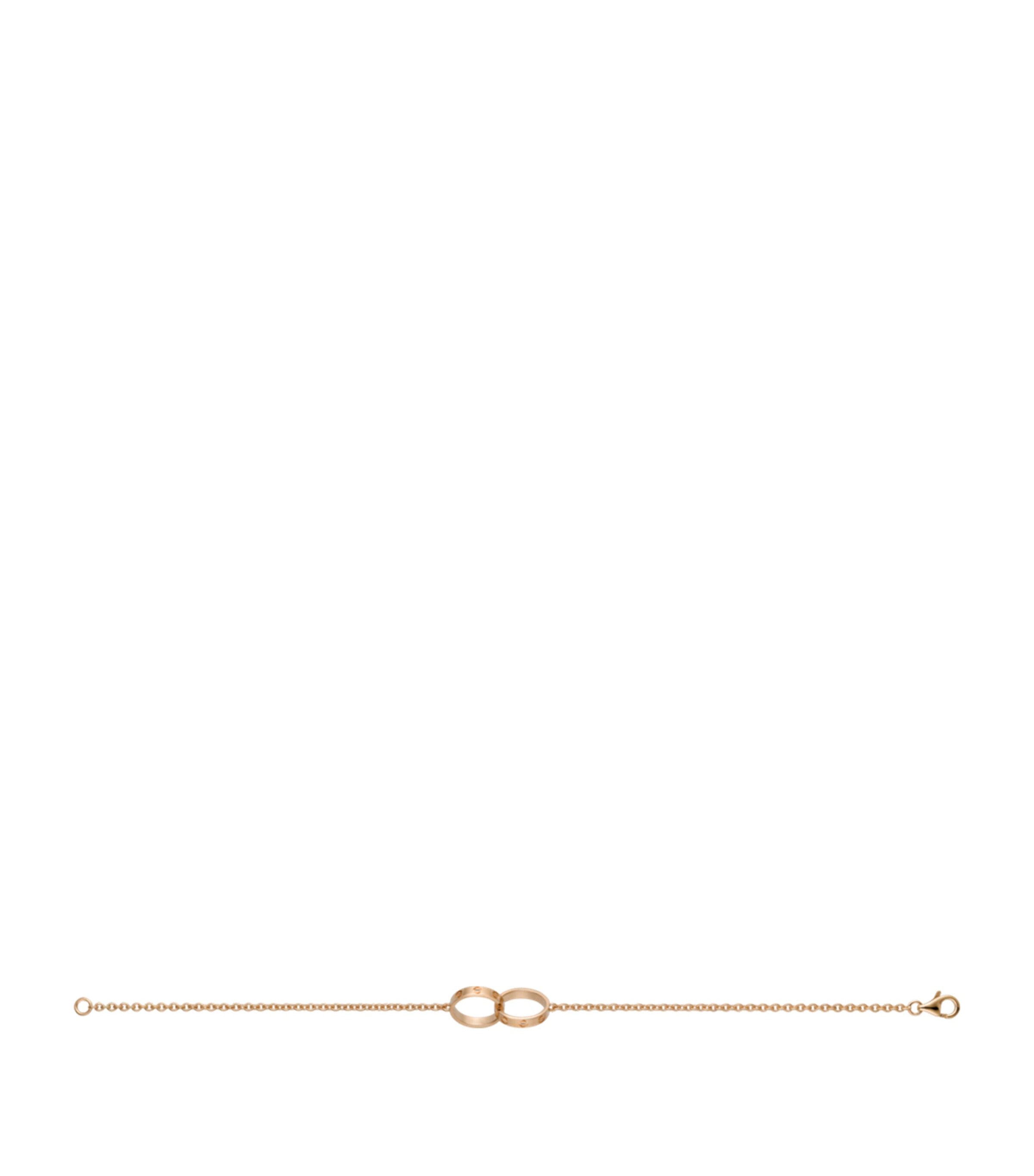 Cartier Rose Gold LOVE Chain Bracelet Rose Gold Image 7