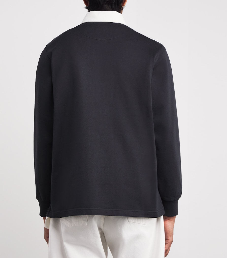 Jersey Art Club Rugby Sweatshirt WASHED BLACK 781 Image 4