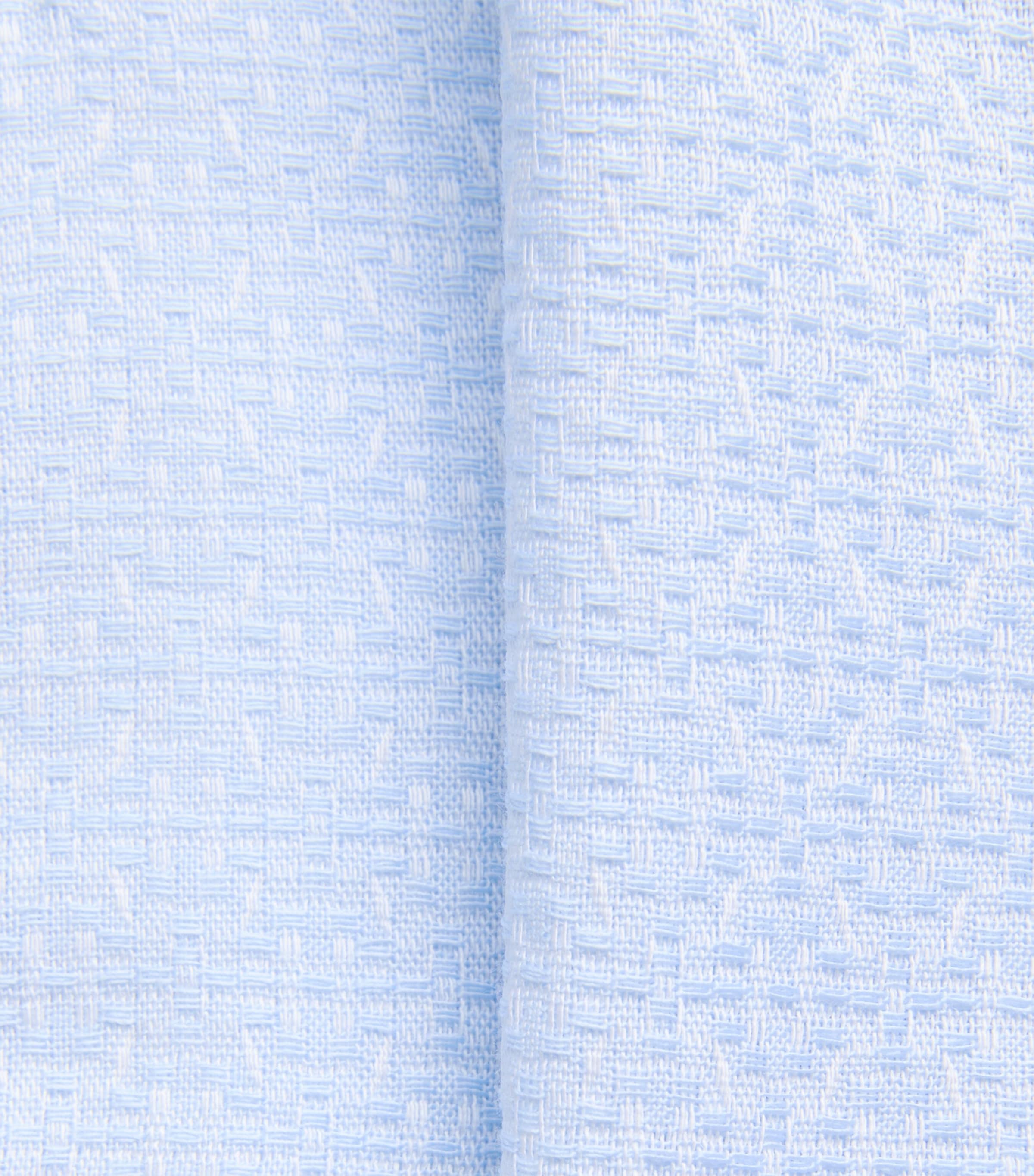 Samsøe Samsøe Mens Organic Cotton Jacquard Saoscar Shirt Windsurfer Tile Image 6
