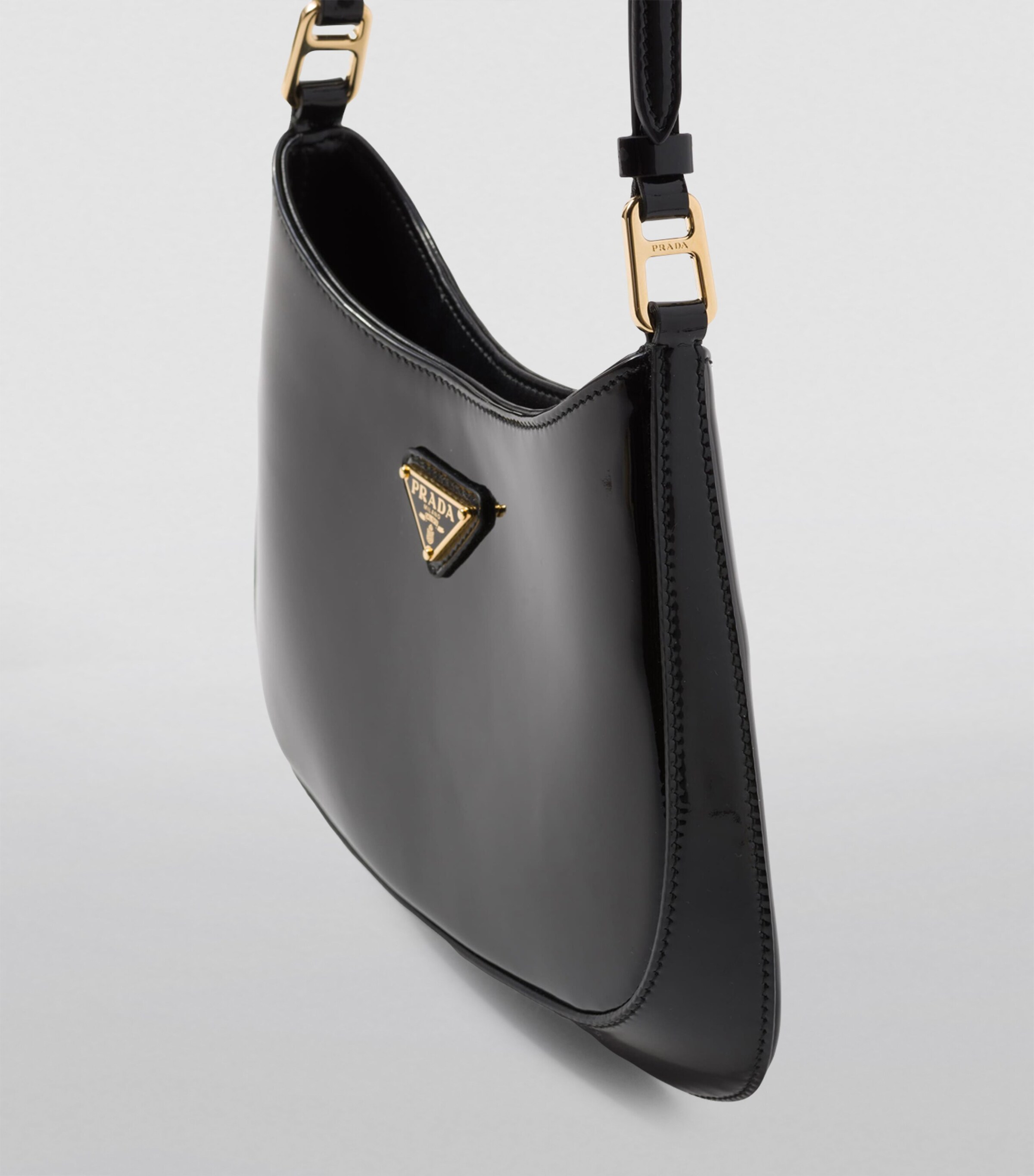 Prada Patent Leather Cleo Shoulder Bag Image 5