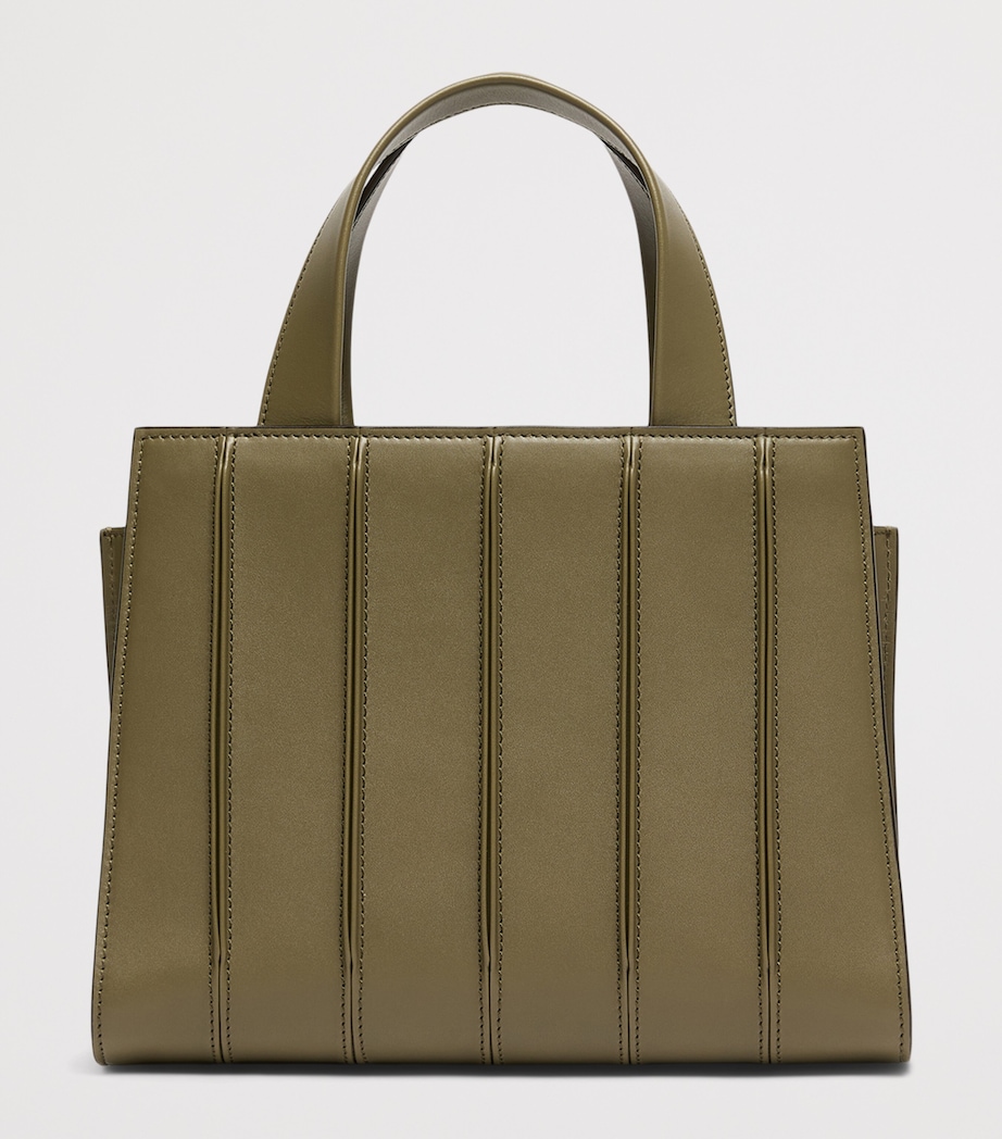 Max Mara Medium Whitney Top-Handle Bag Olive Green Image 2