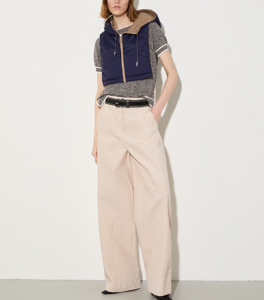 Reversible Gilet CAMEL Image 2