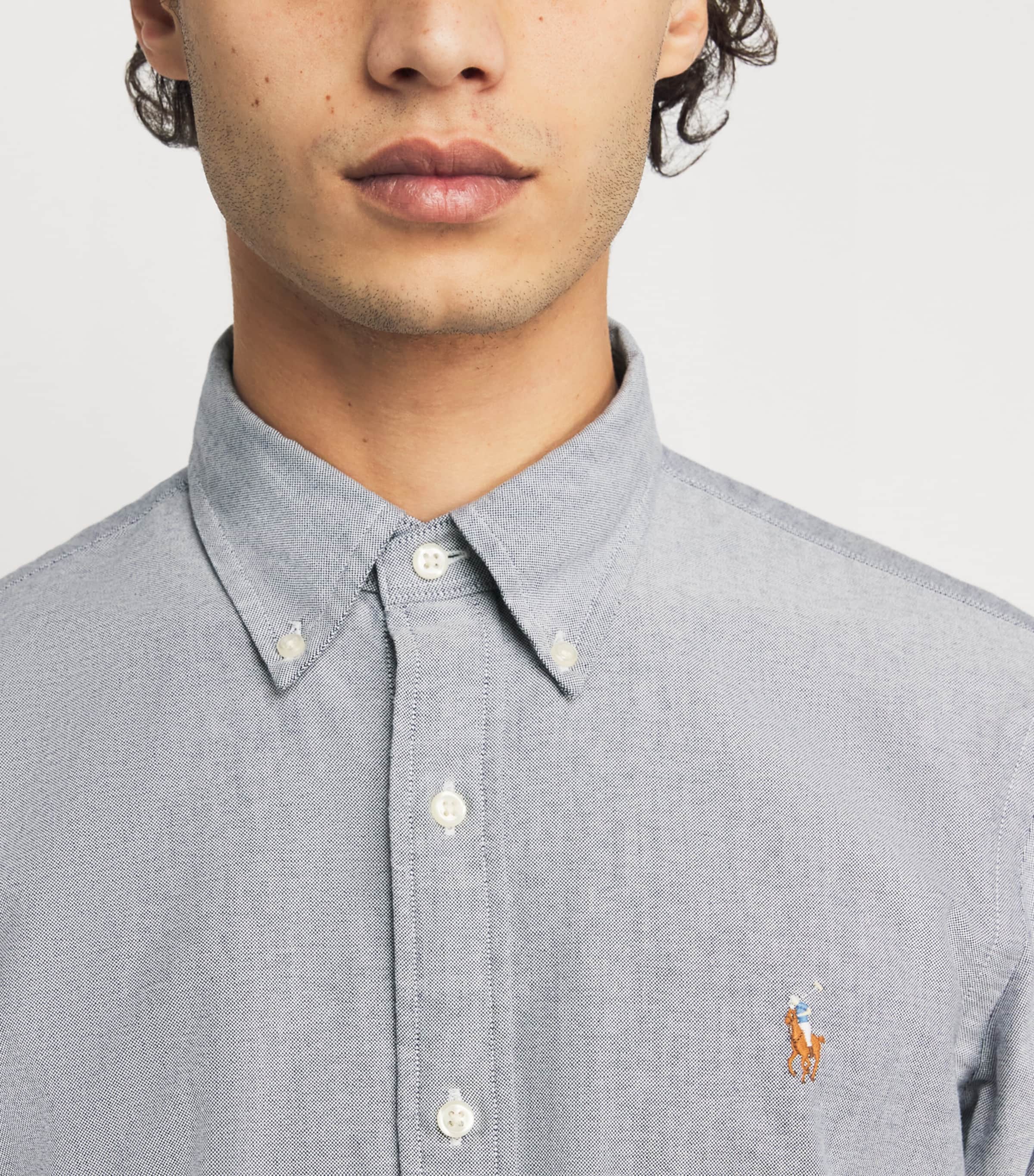 Custom Fit Oxford Shirt NAVY Image 6