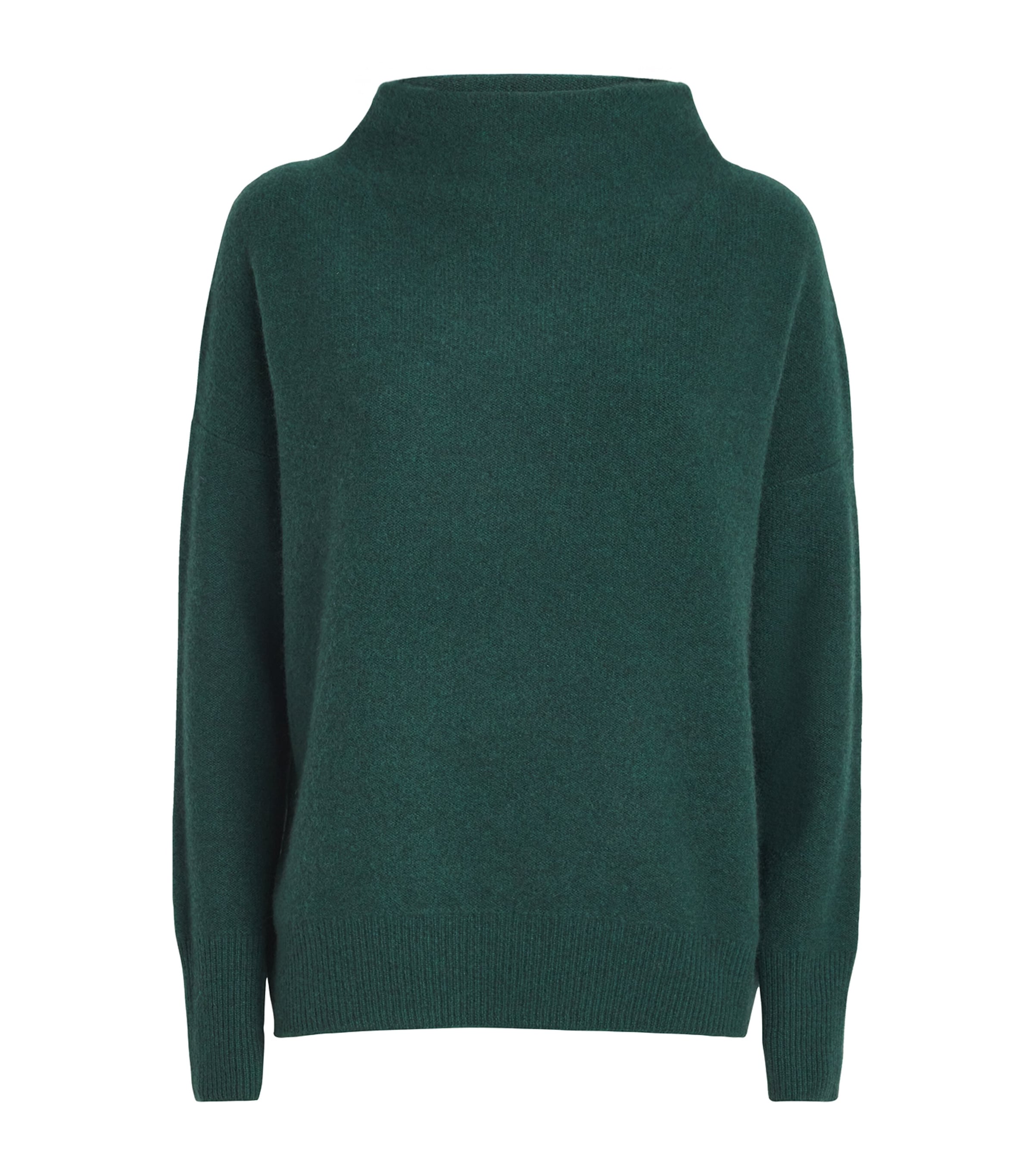 Shop Vince Boiled Cashmere Sweater In Green