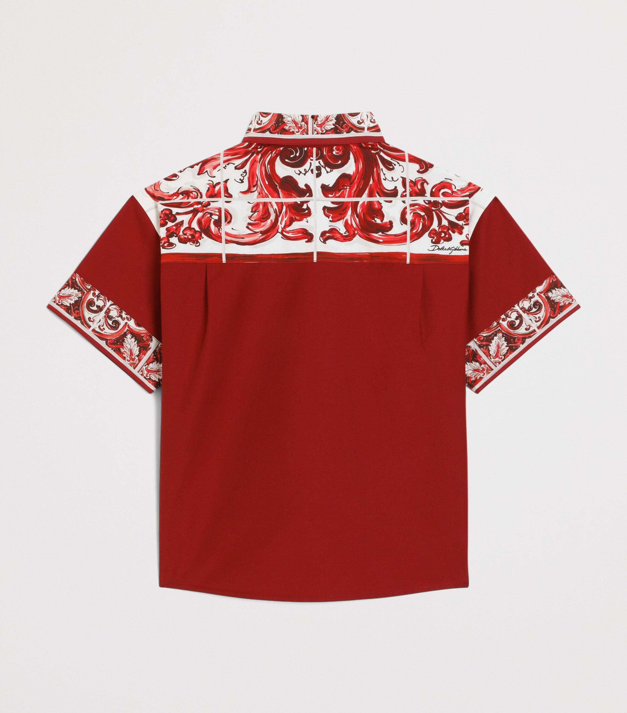 Dolce&Gabbana Kids Majolica Print Shirt (8-14 Years) Combined Colou Image 2