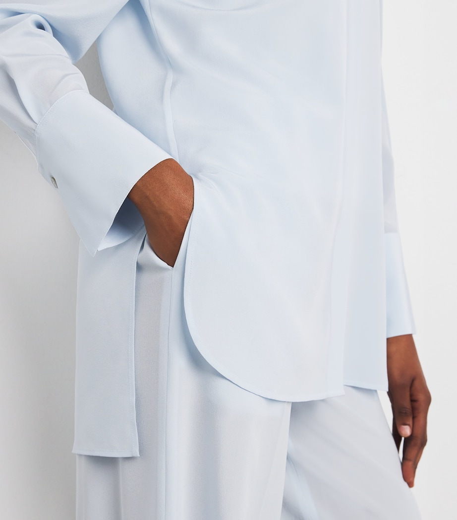 Silk Bold Shirt OXFORD BLUE Image 6