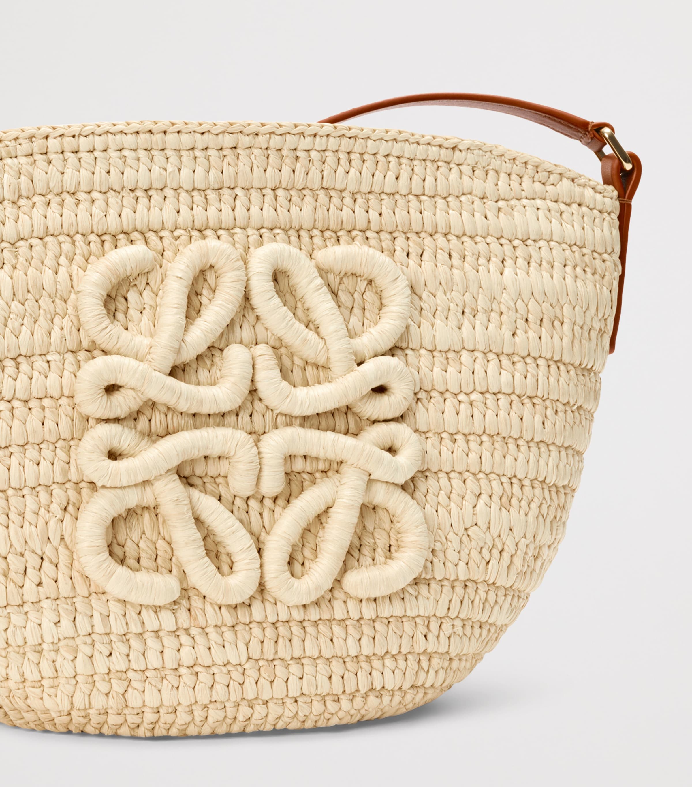 LOEWE x Paula’s Ibiza Raffia Eclipse Pochette Natural/tan Image 6