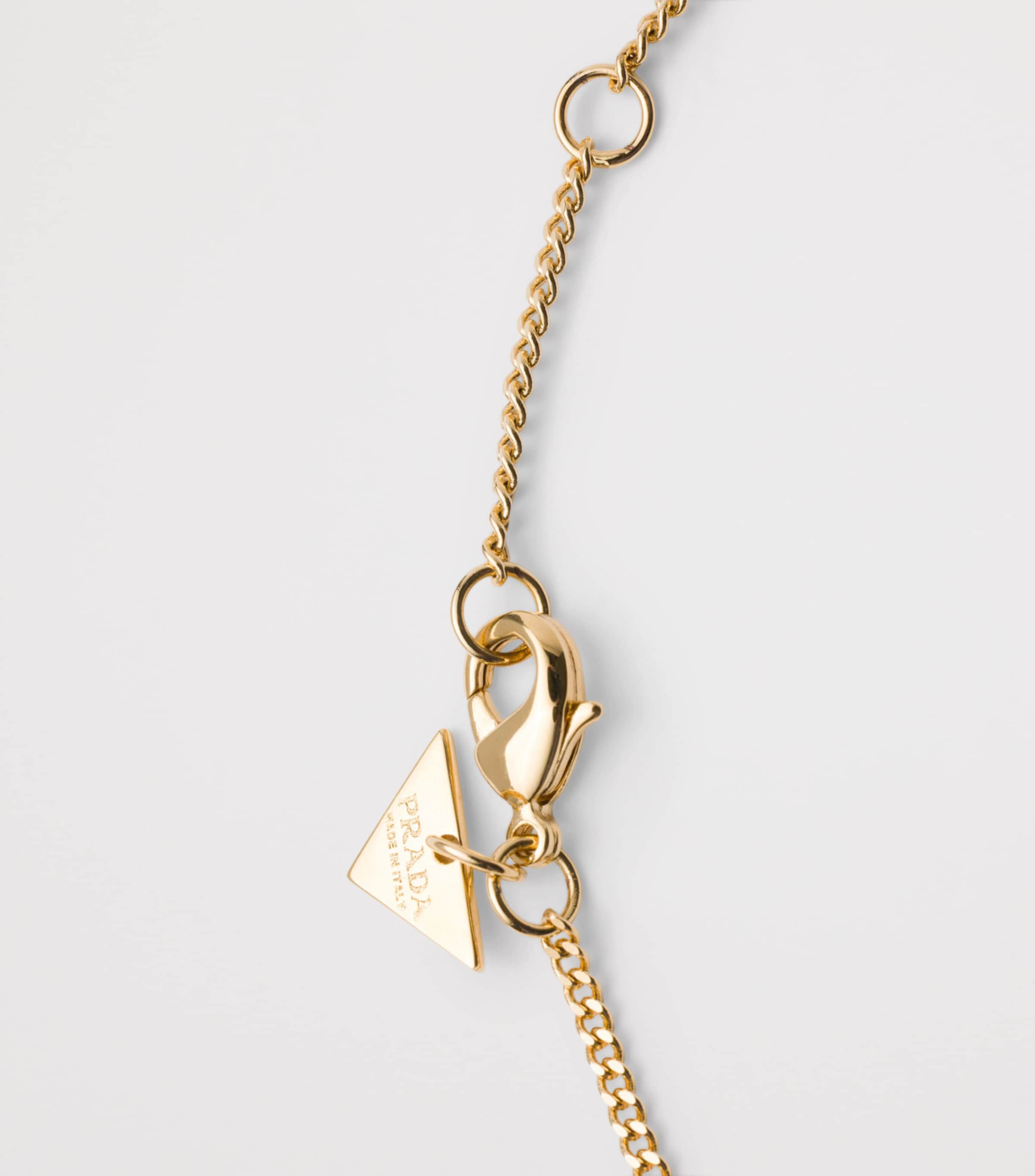 Prada Triangle Logo Pendant Necklace Image 2