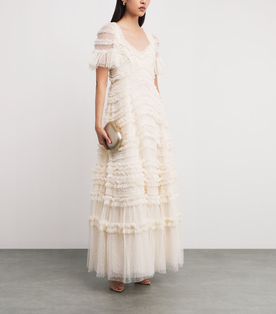 Ruffle Amara Gown CREAM Image 2