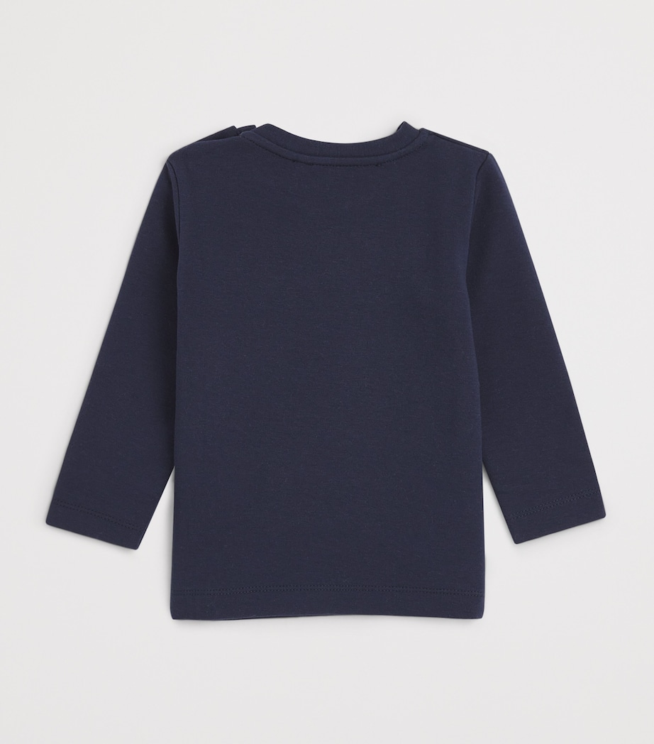Per Te Mens Car Sweater (3-24 Months) Blu Image 2