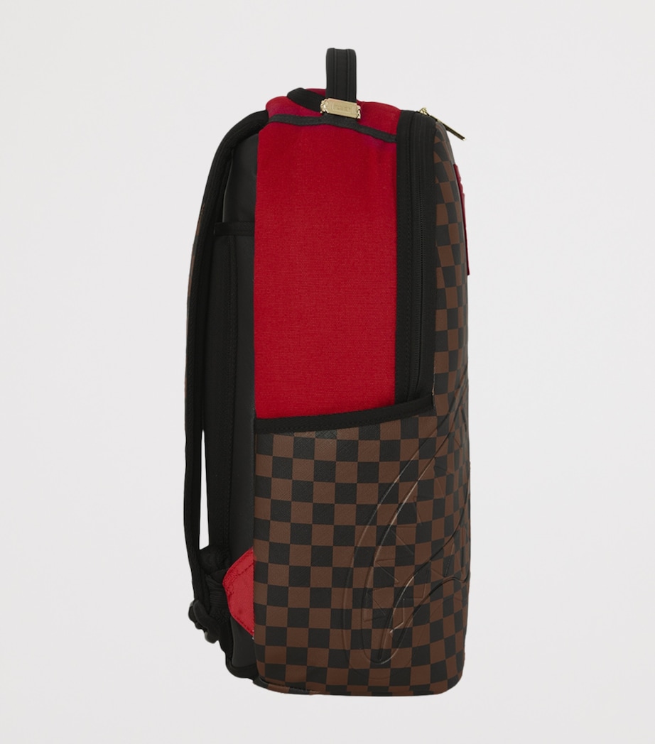 Sprayground Embossed Smile Redemption Backpack Red Redemption Image 3