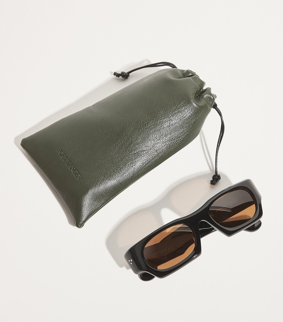 Rectangular Kerewan Sunglasses TOBACCO LENS Image 4