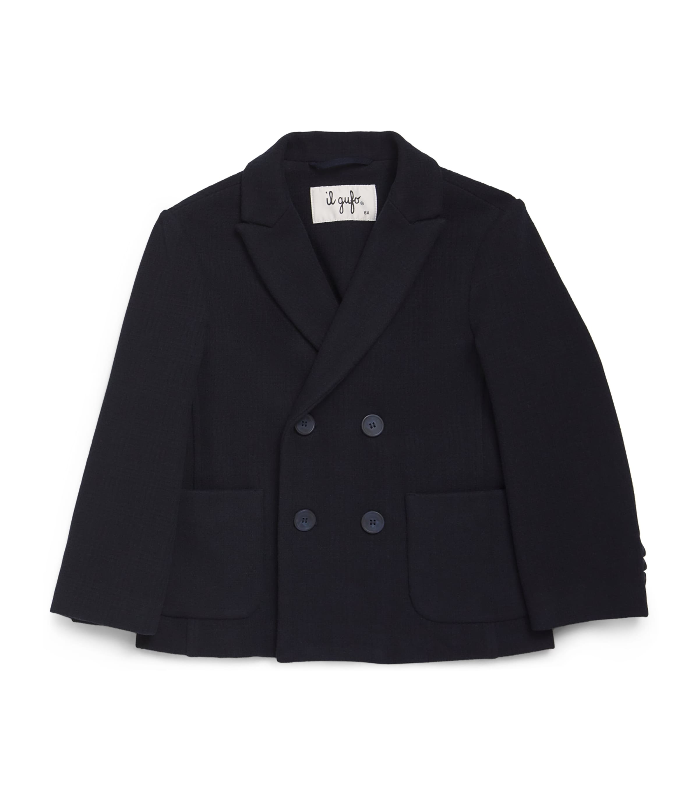 Shop Il Gufo Prince Of Wales Check Blazer In Blue