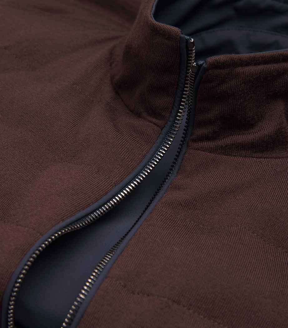 Cashmere-Down Reversible Gilet TX4.3 NAVY TX4.25/26 Image 5