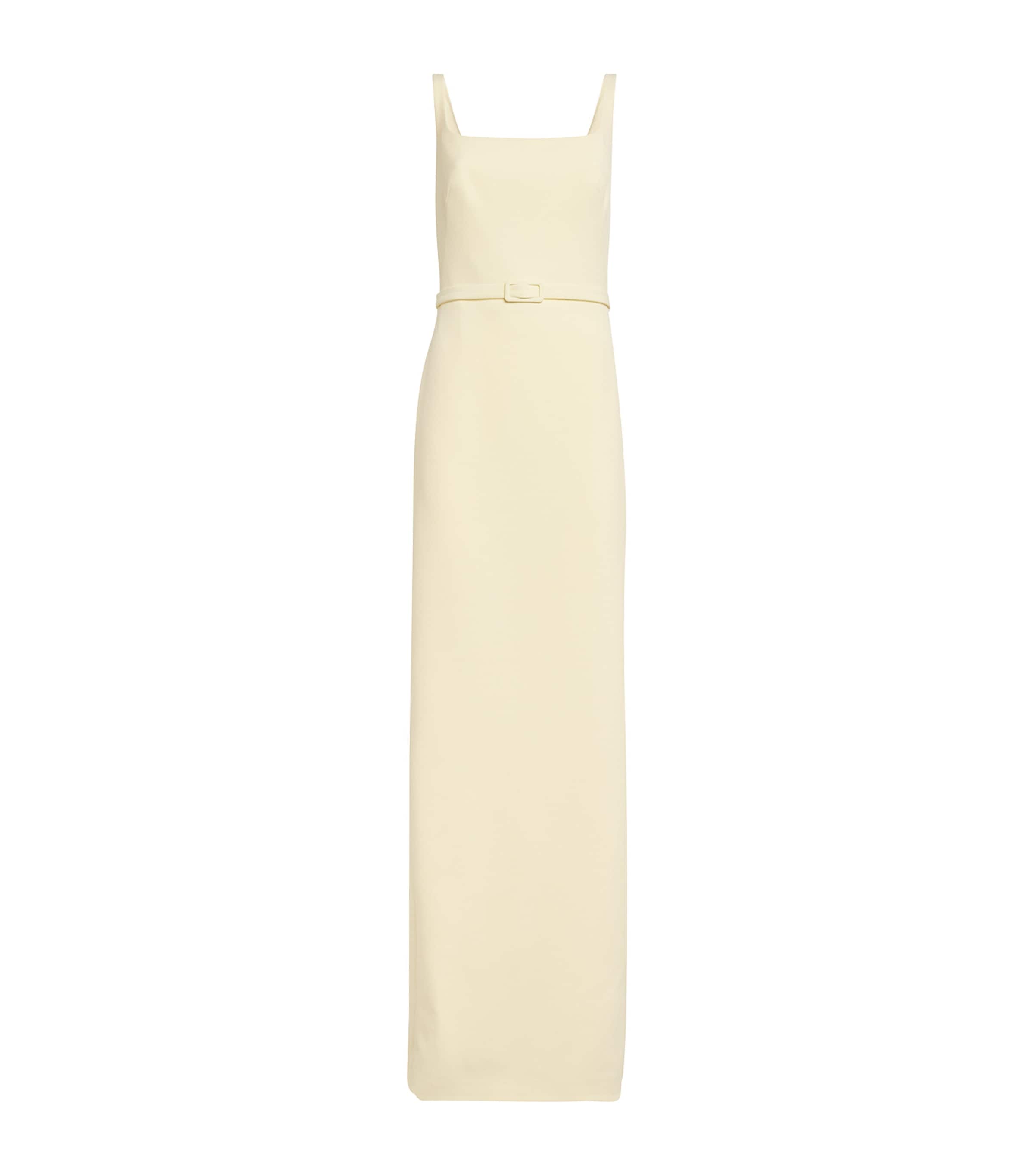 Safiyaa Sleeveless Monica Gown Pale Yellow