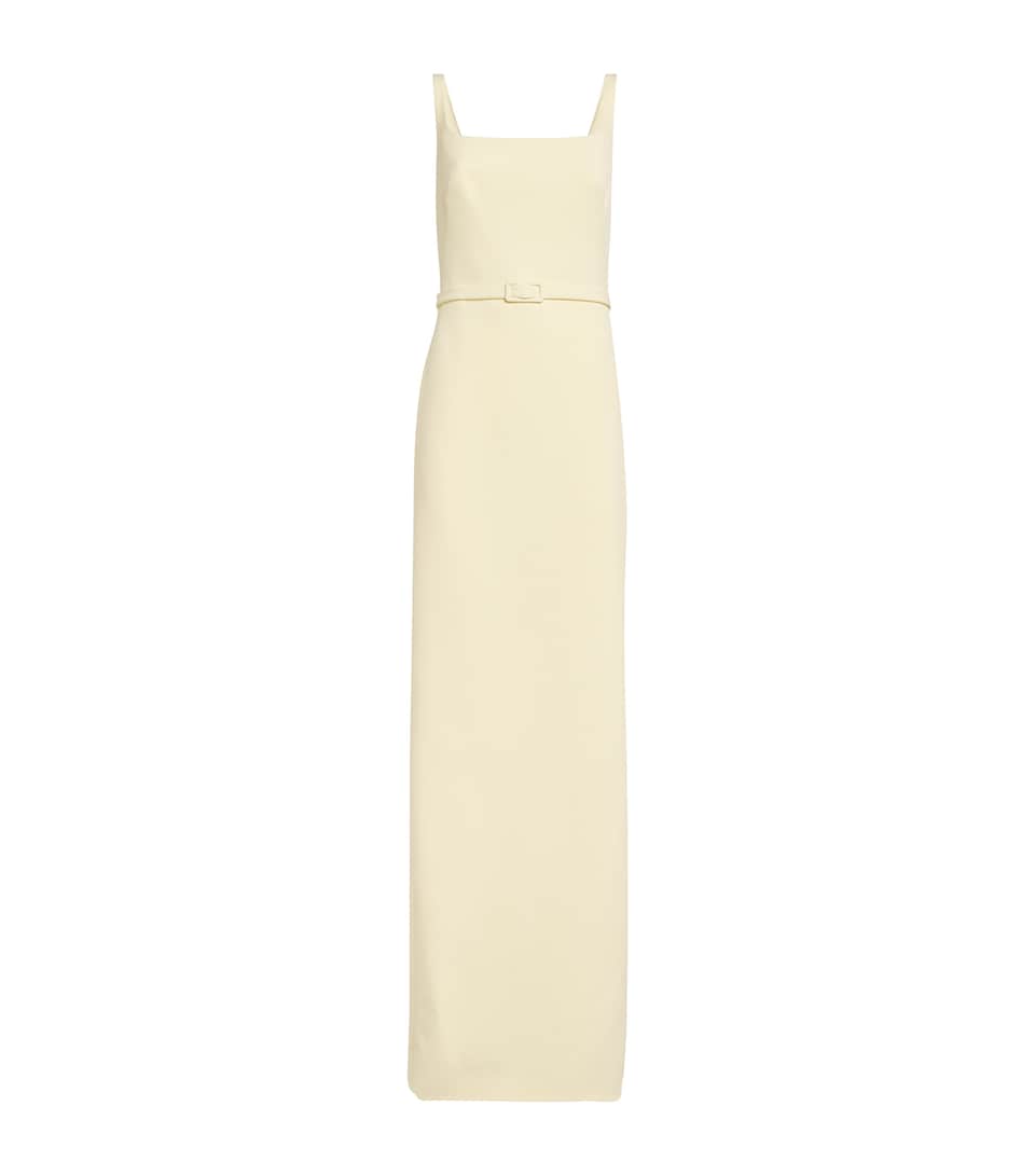 Safiyaa Sleeveless Monica Gown Pale Yellow