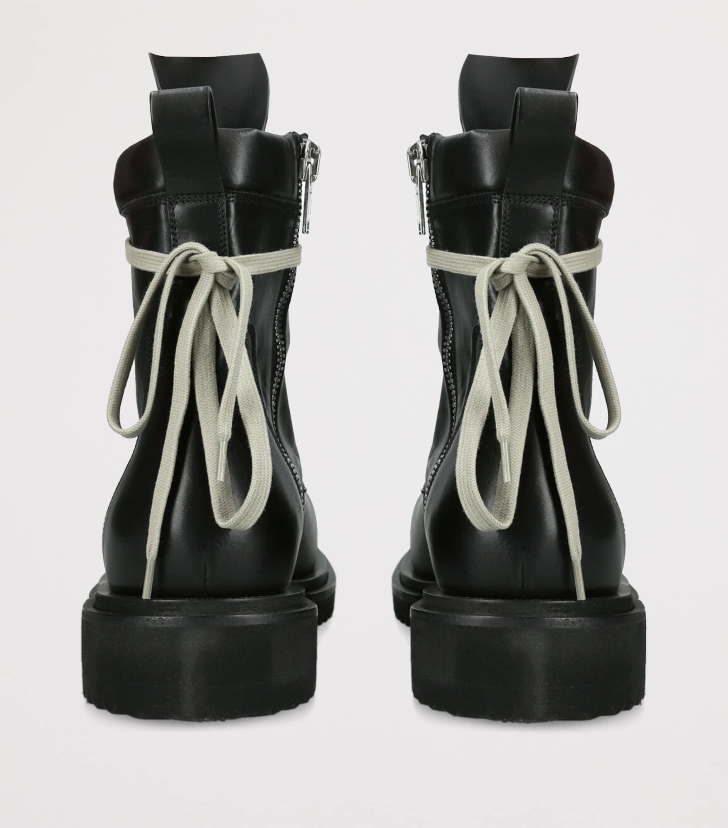 Rick Owens Black Leather Army Gabe Boots | Harrods UK