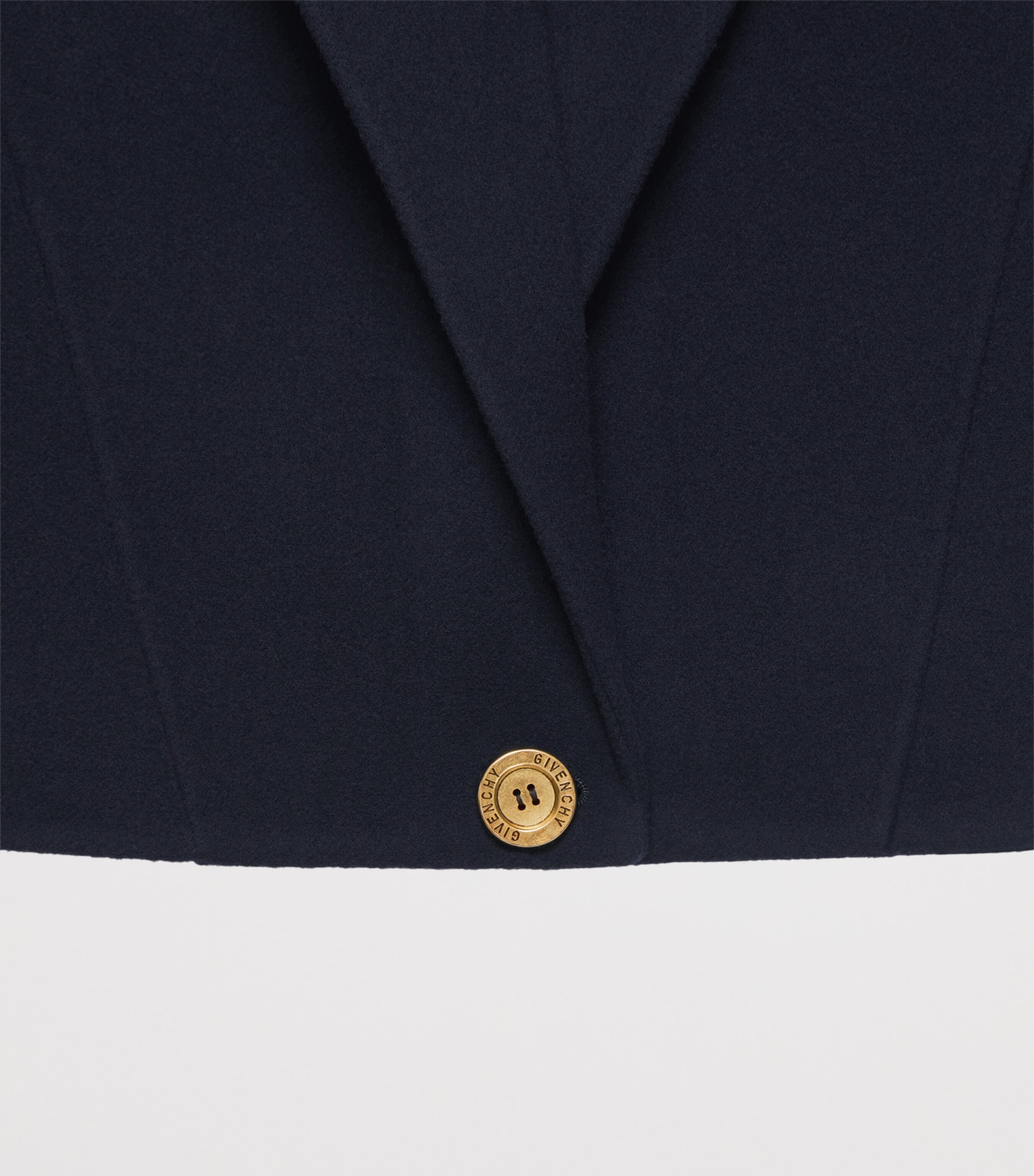 Givenchy Womens Wool-Cashmere Cropped Blazer Image 4