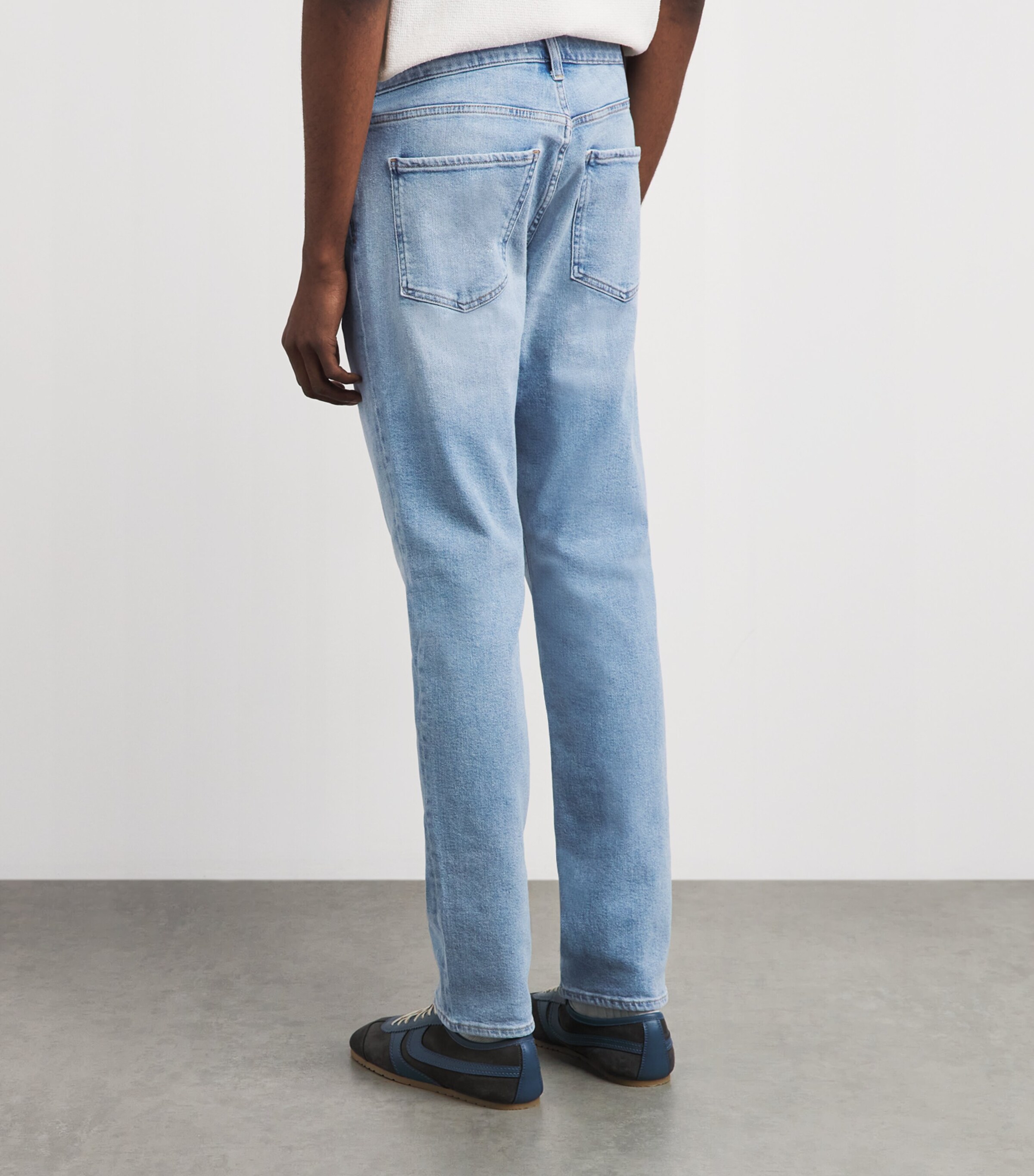Citizens of Humanity Mens Gage Perform Straight Jeans Light Wash Image 5