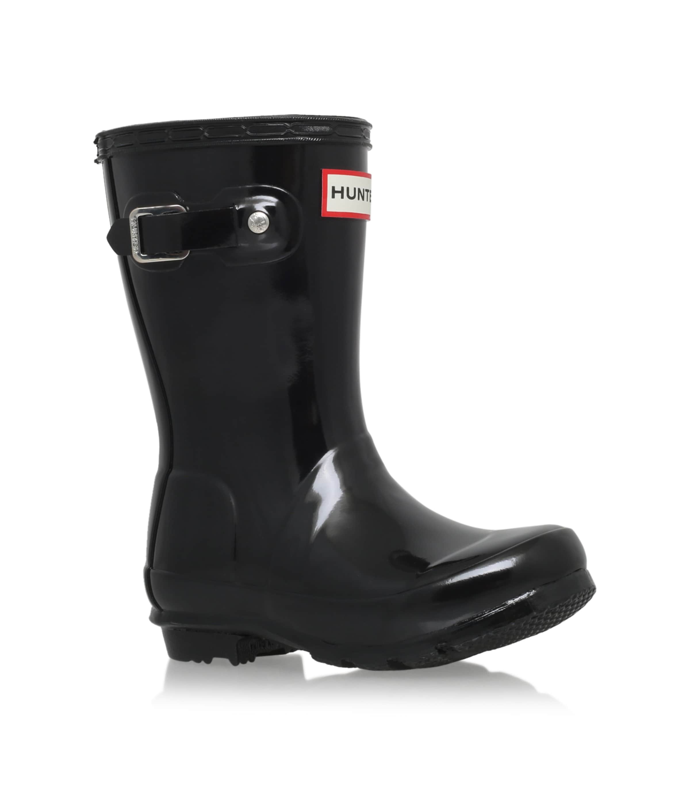 Shop Hunter Original Gloss Wellington Boots In Black