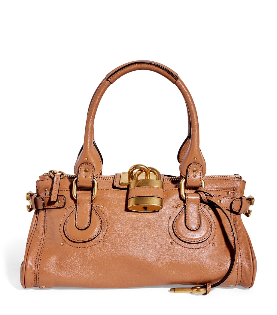 Leather Paddington Shoulder Bag MUSTANG BROWN Image 1