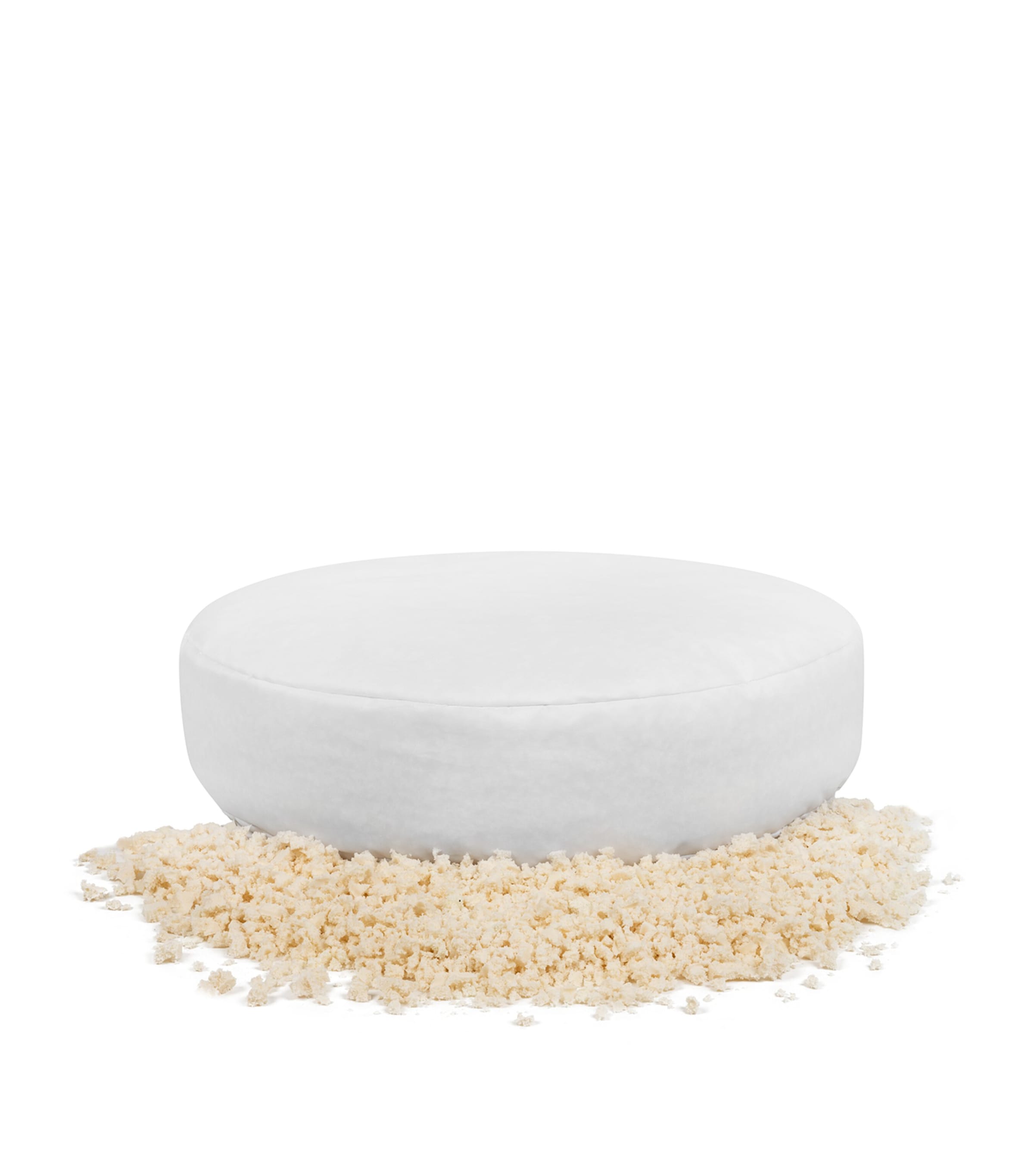 Small Organic Pet Pouf BEIGE Image 6