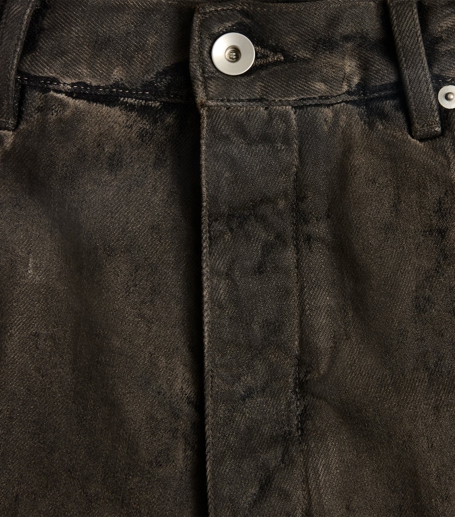 Rick Owens Mens Bolan Bootcut Jeans Dust Image 6