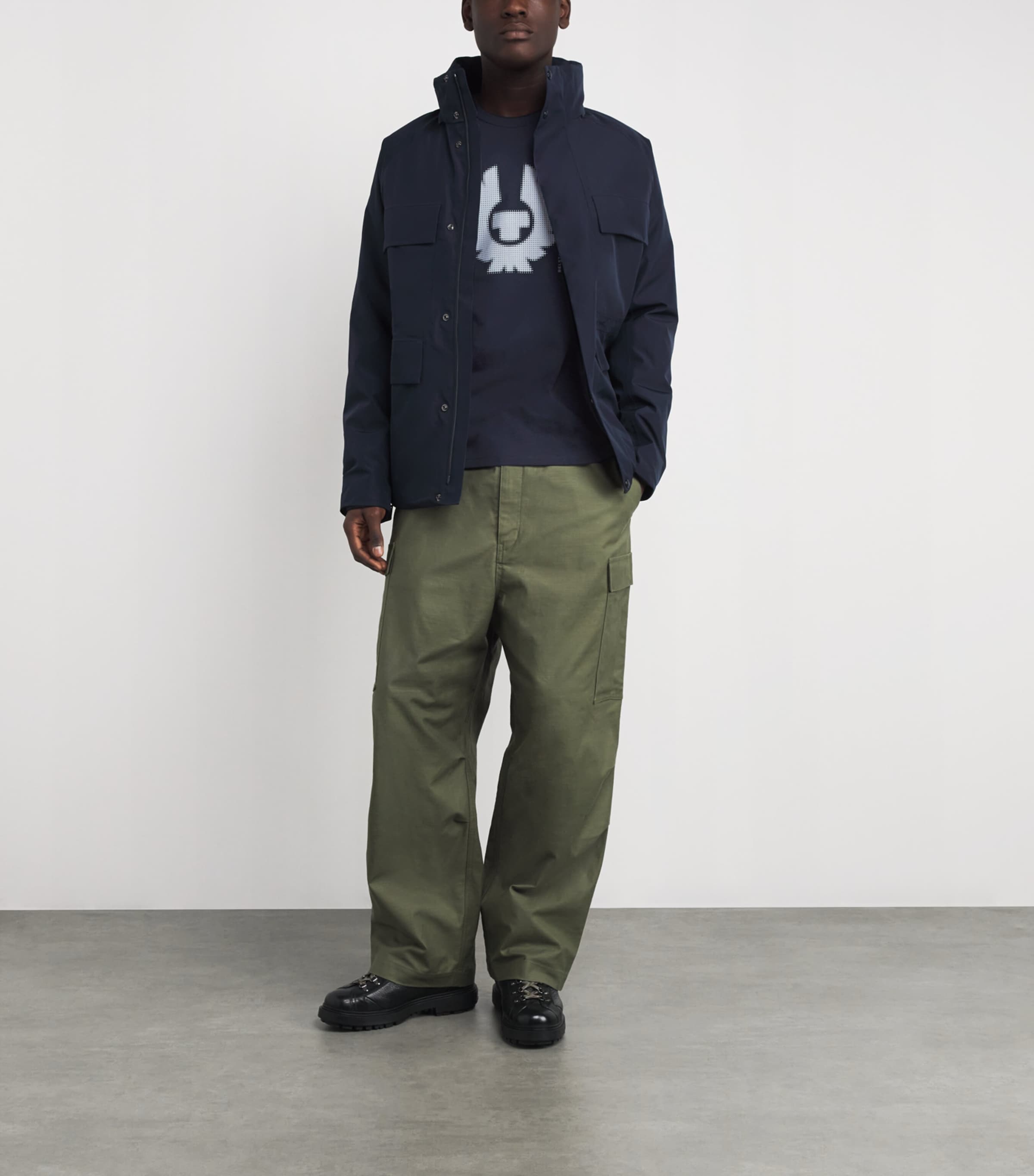 Cotton Bitmap T-Shirt DKINKDARK INK Image 2