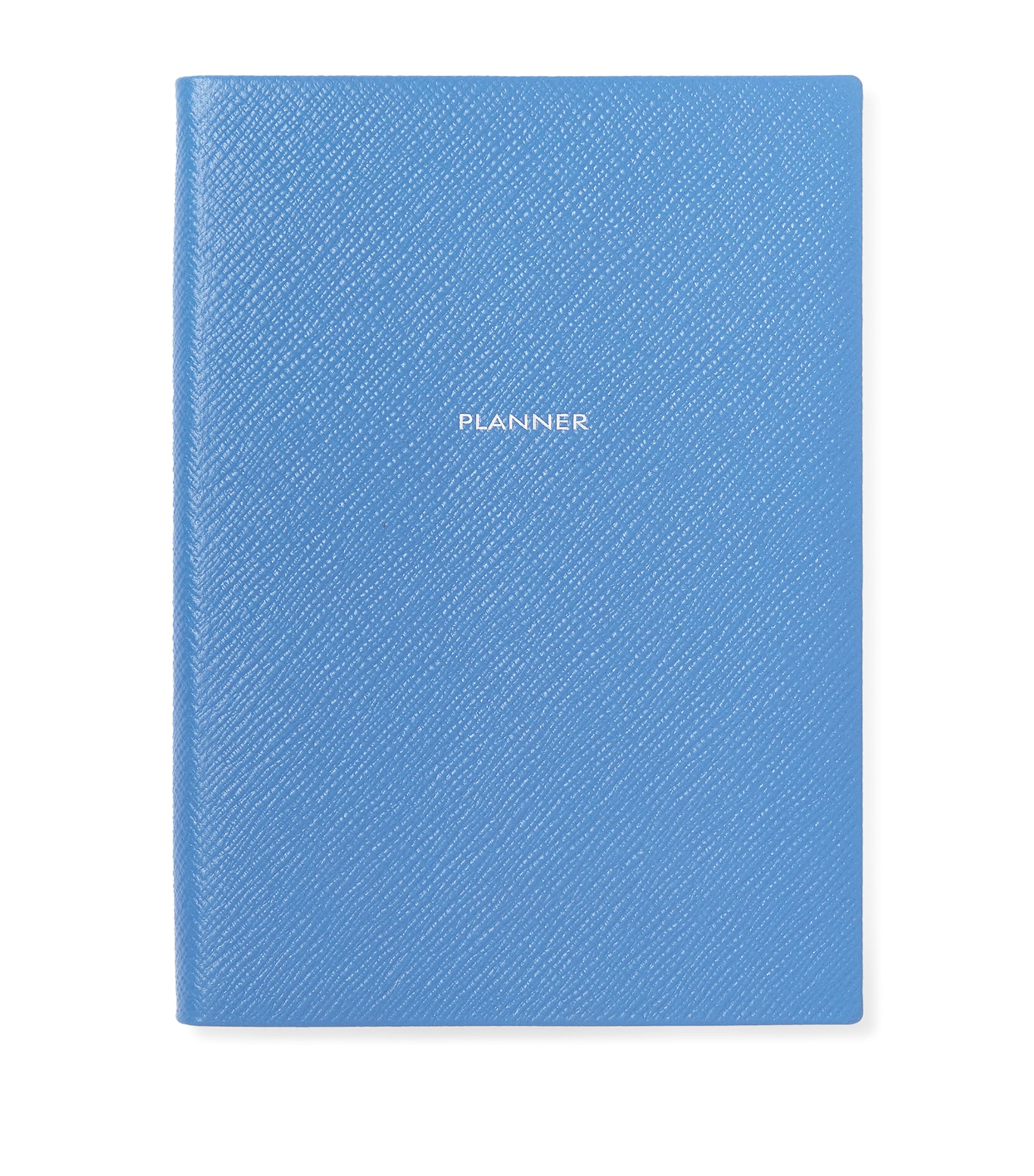 Smythson Leather Soho Planner In Blue