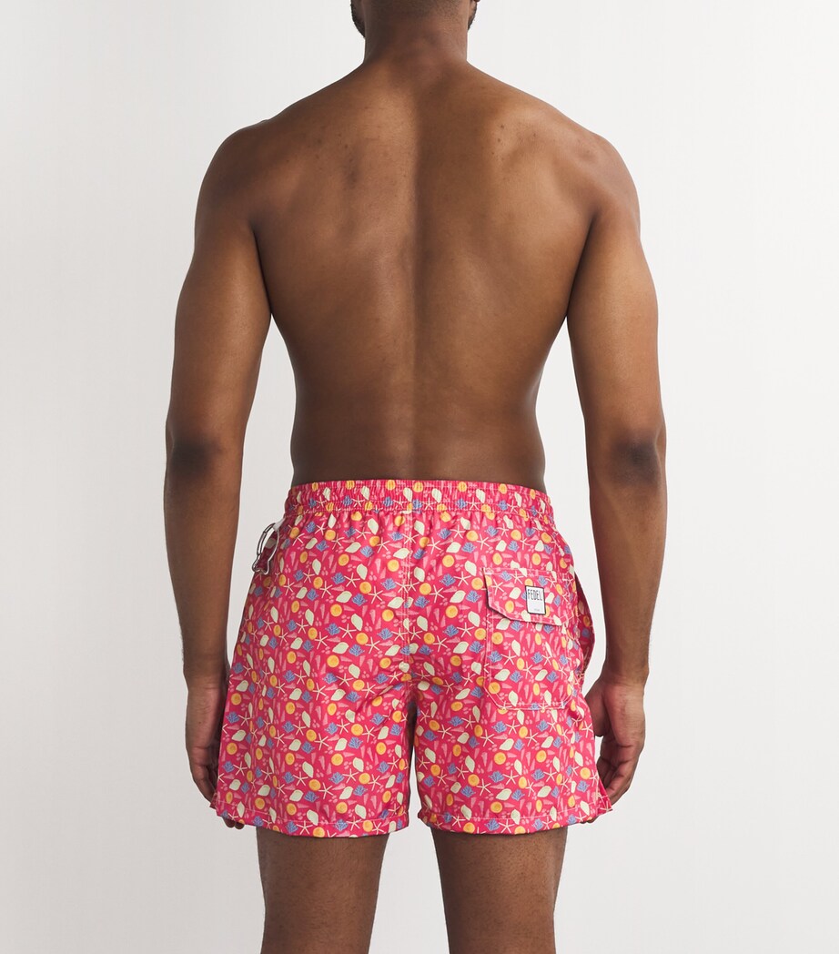 Fedeli Mens Printed Madeira Swim Shorts Multi Image 4