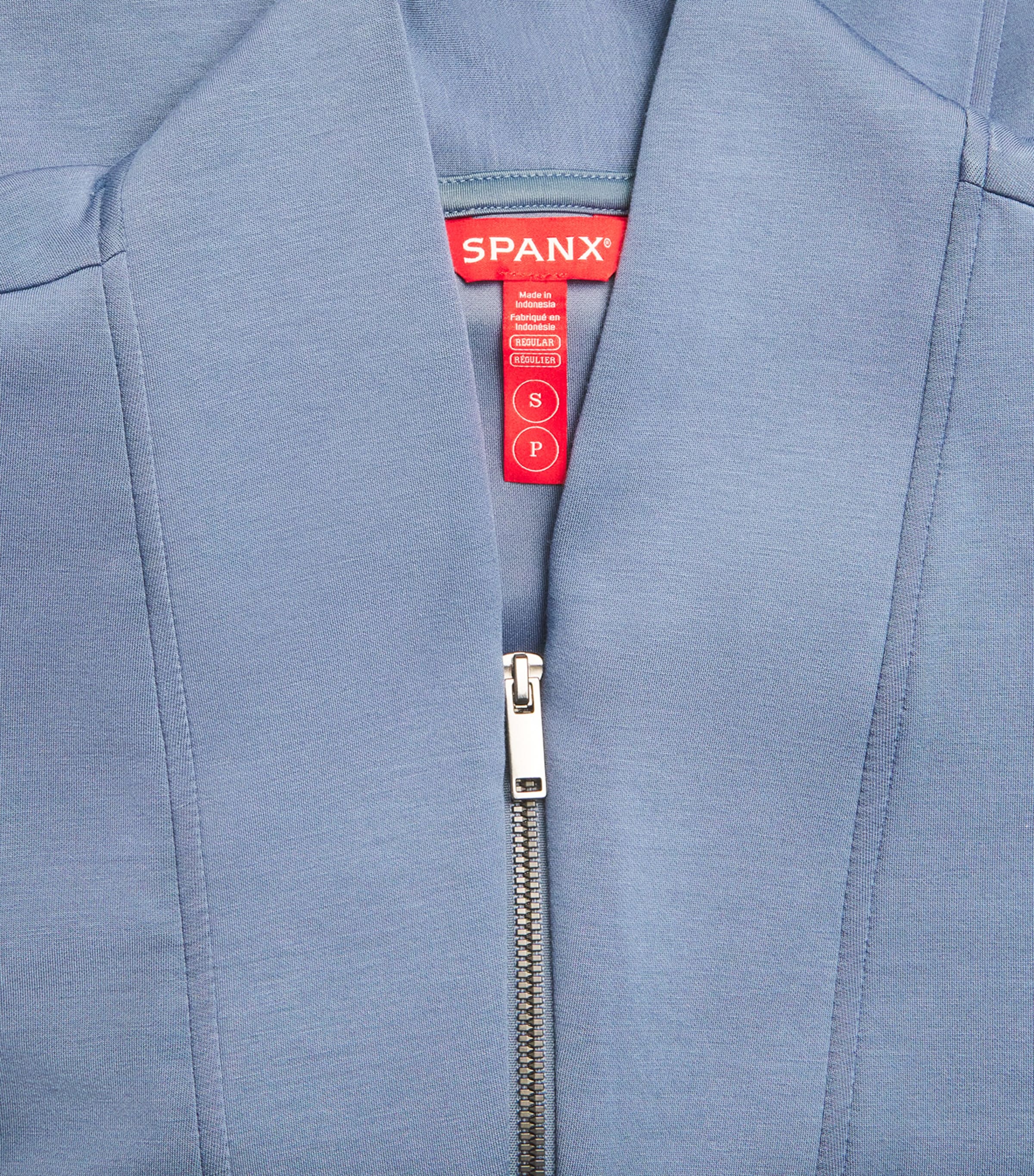 SPANX Womens SPANX AirEssentials Half-Zip Jumpsuit Rain Image 6