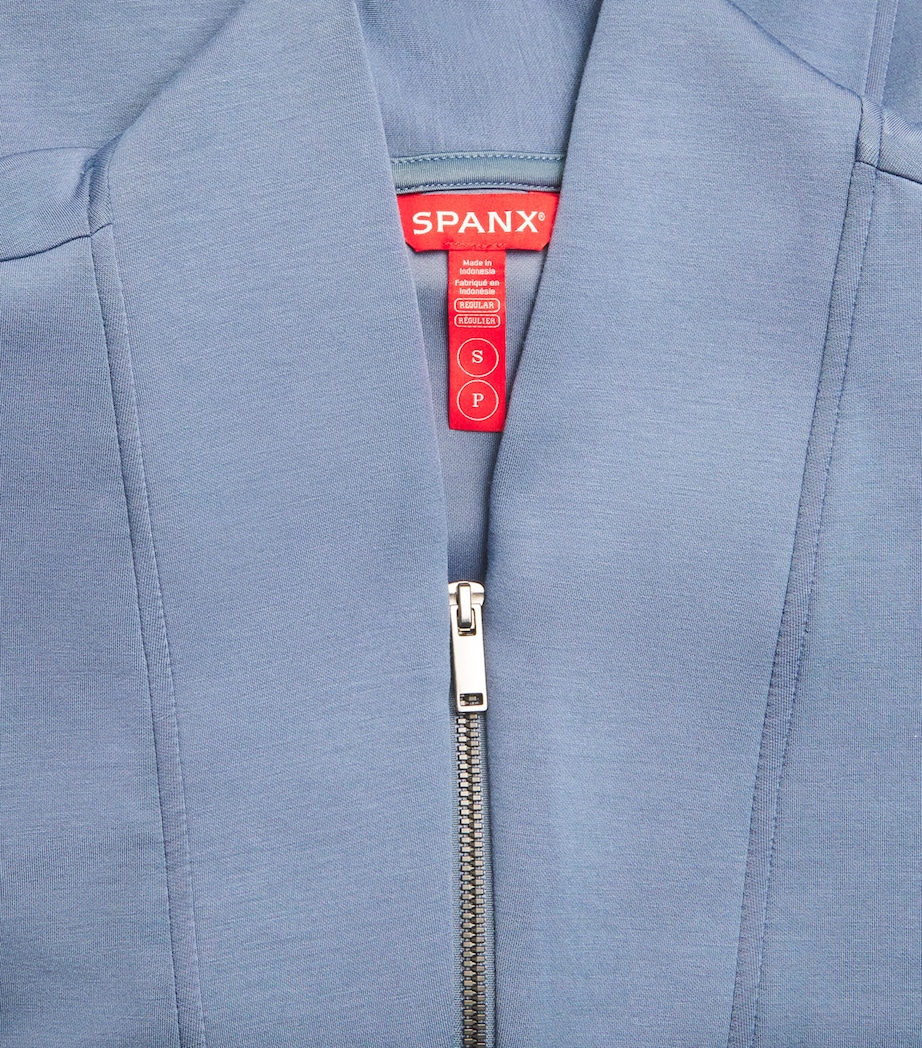 SPANX Womens SPANX AirEssentials Half-Zip Jumpsuit Rain Image 6