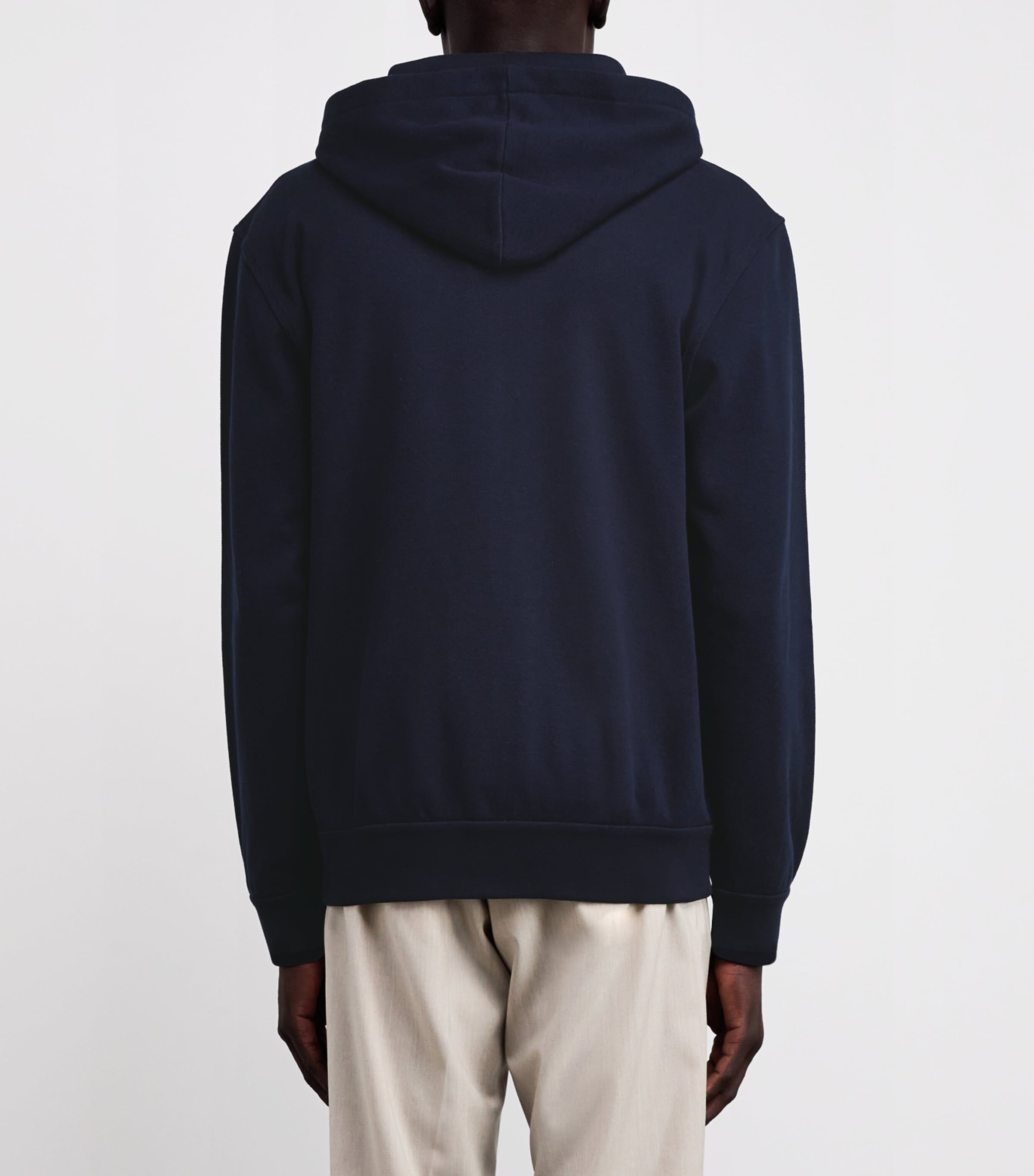 Stretch-Cotton Zip-Up Hoodie 4100 Image 4