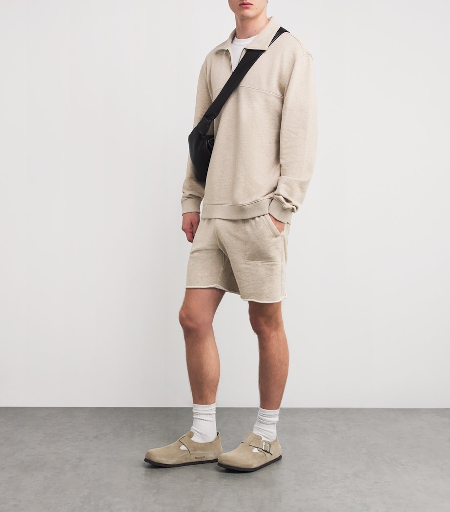 Cotton Jersey Ruiz Shorts HEATHERED OATMEAL Image 2