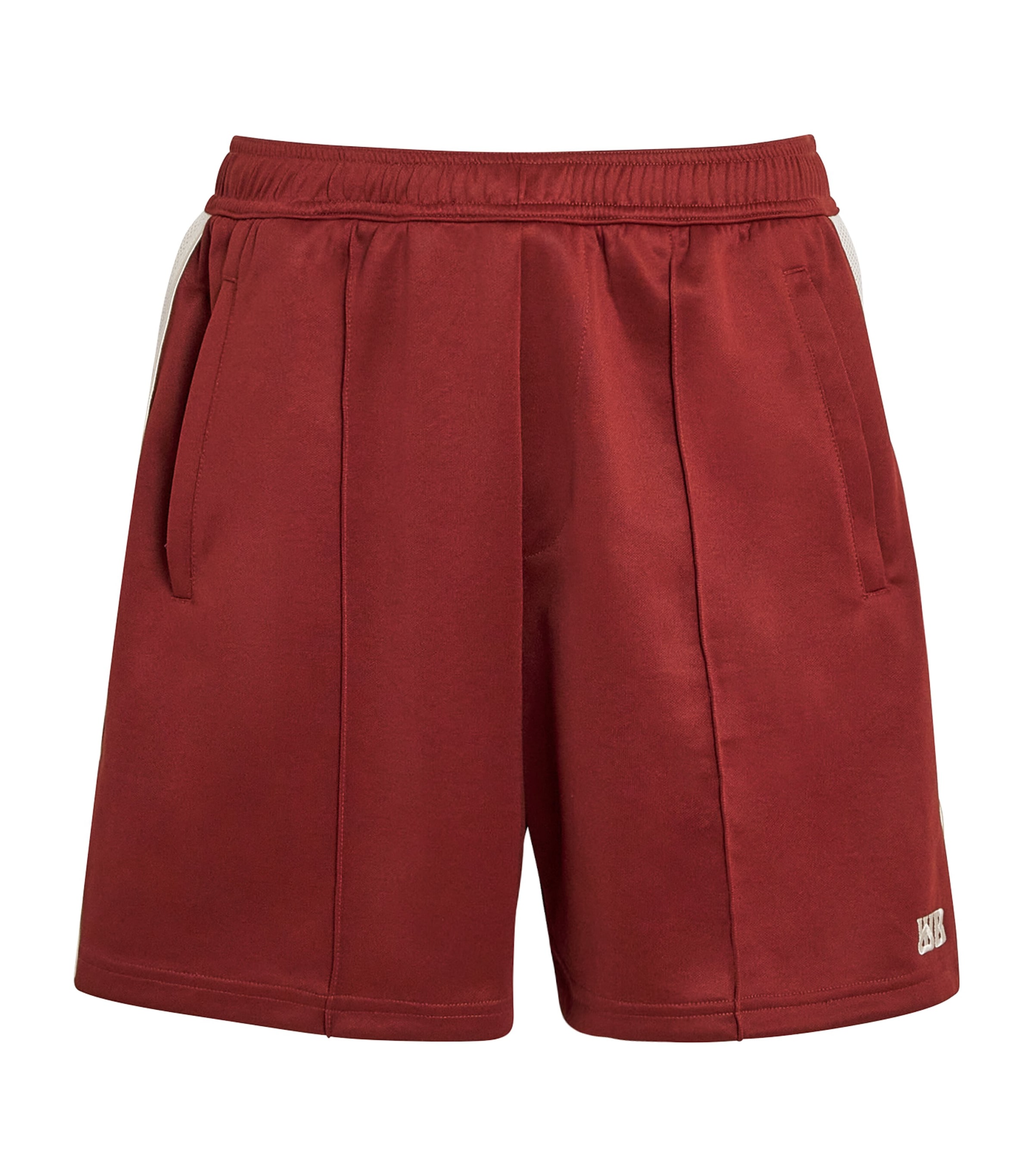 Stripe Motion Shorts RUST / IVORY Image 1