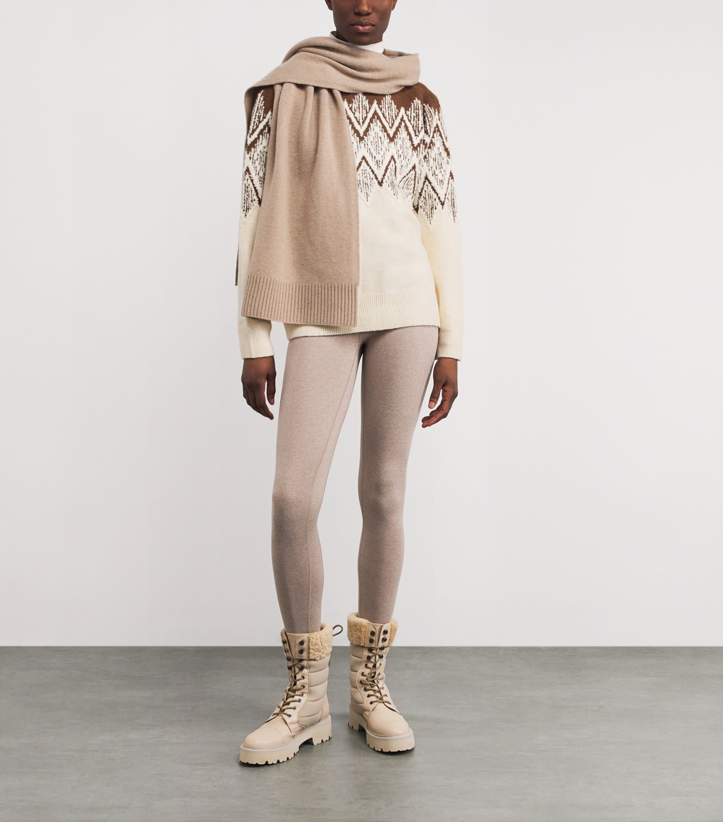 Fair Isle Siren 2.0 Sweater COCOA DUST Image 2