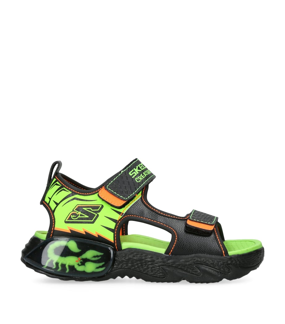 Creature Splash Sandals BLK/GREEN Image 1