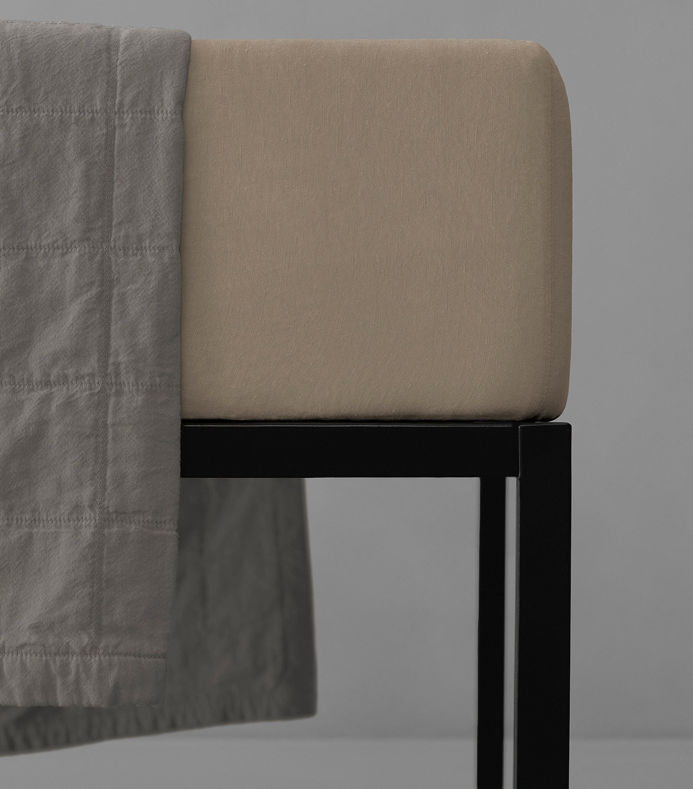 Society Limonta Linen Rem King Fitted Sheet (150cm x 200cm) Malto Image 1