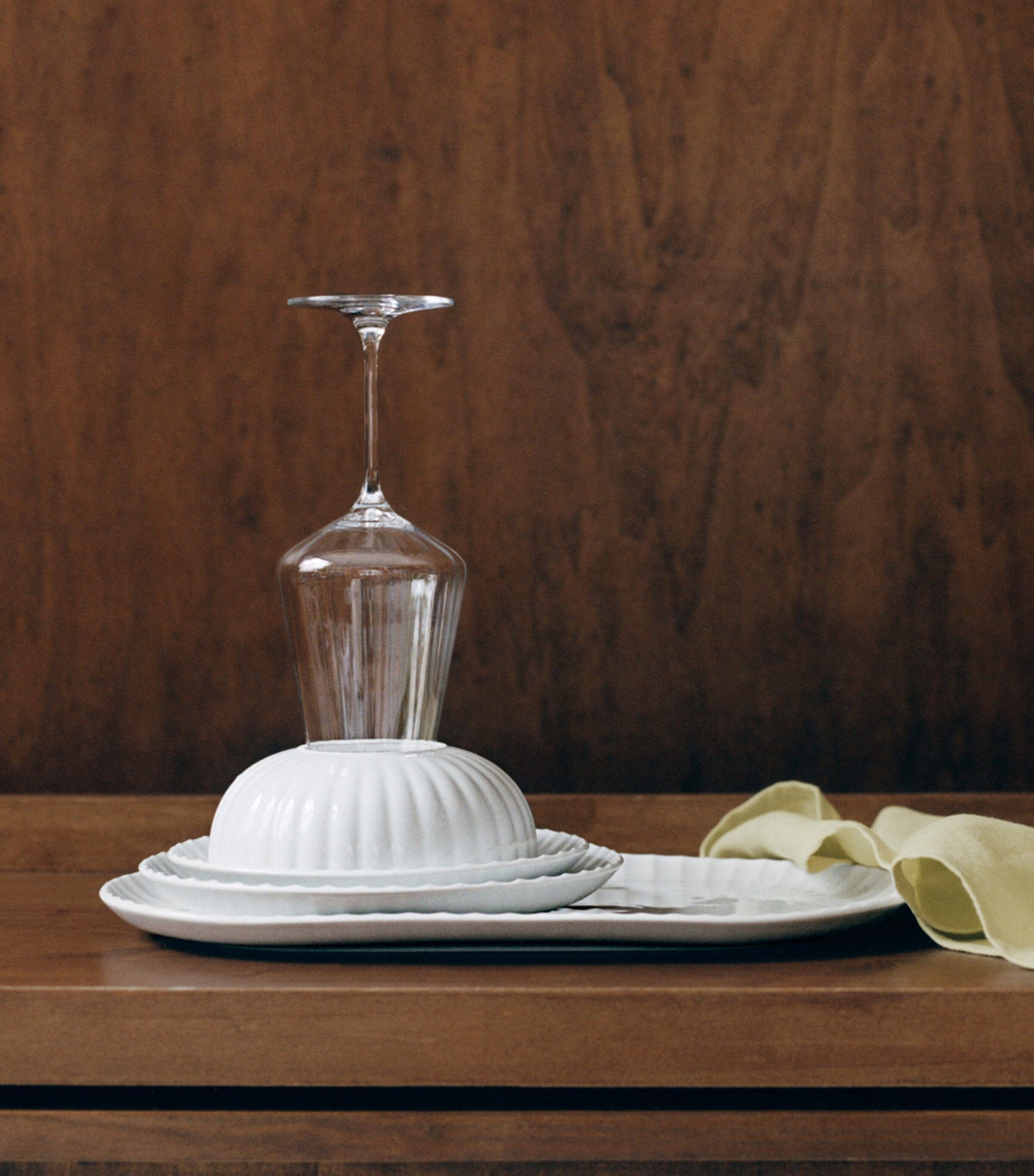 Georg Jensen Bernadotte Lunch Plate (22.5cm) White Image 5