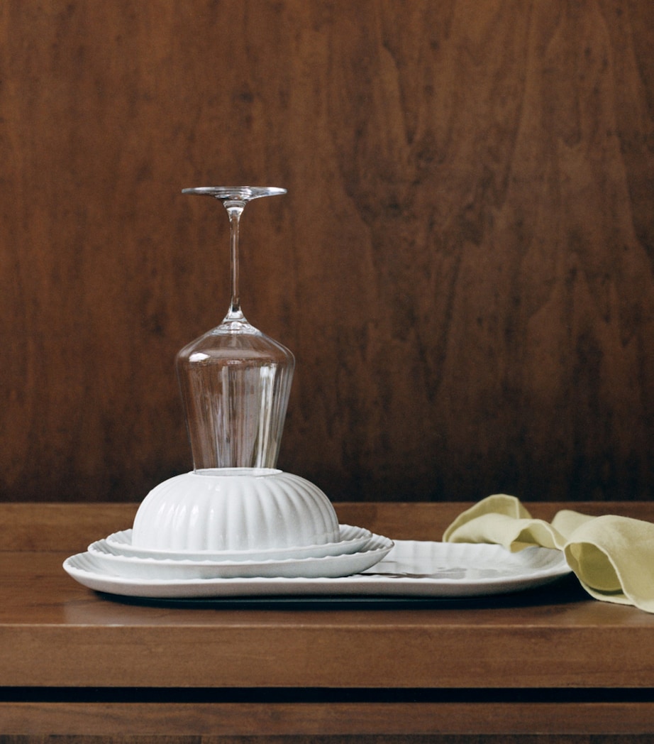 Georg Jensen Bernadotte Lunch Plate (22.5cm) White Image 5