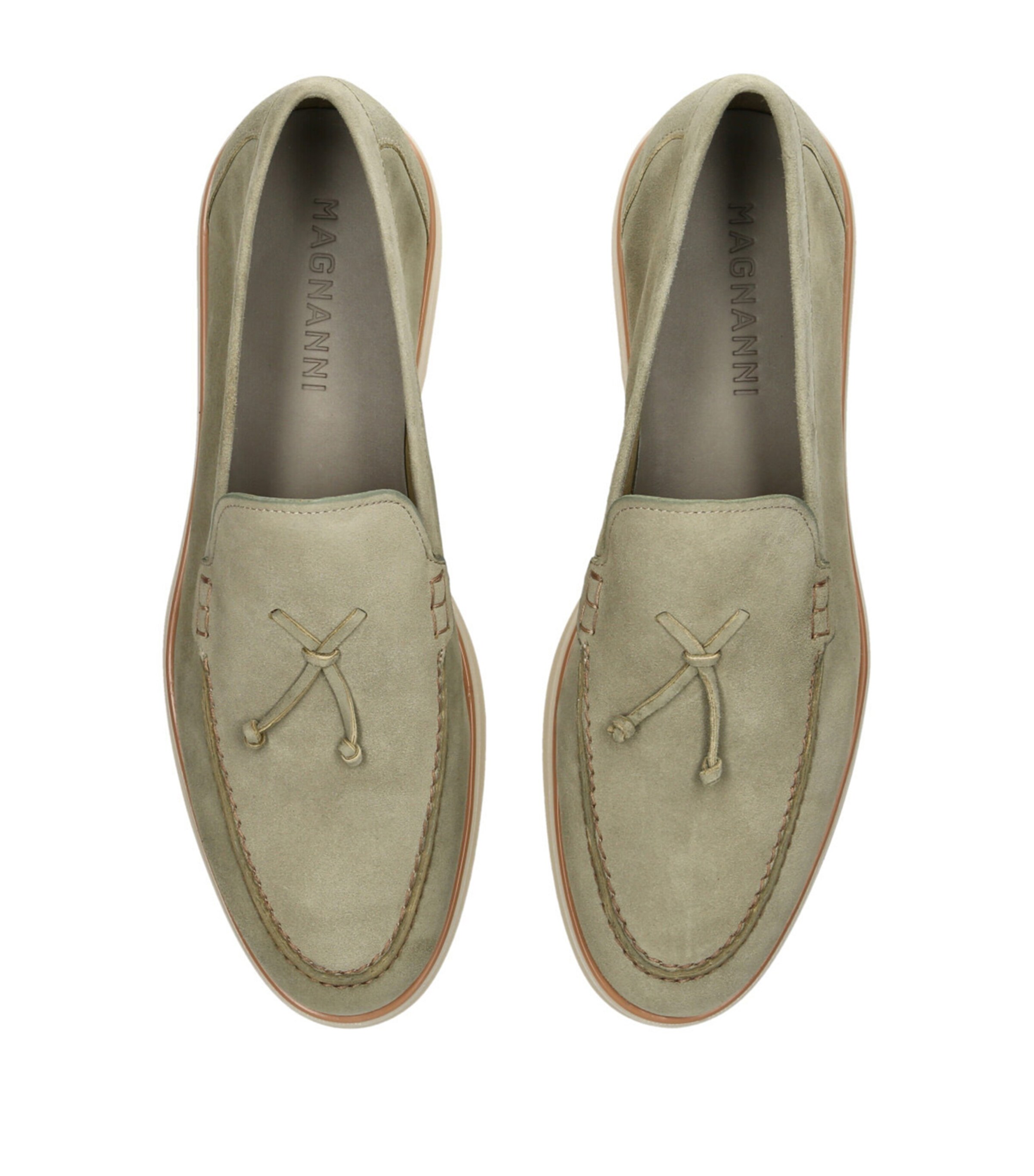 Suede Alea Tassel Loafers GREEN OTH Image 4
